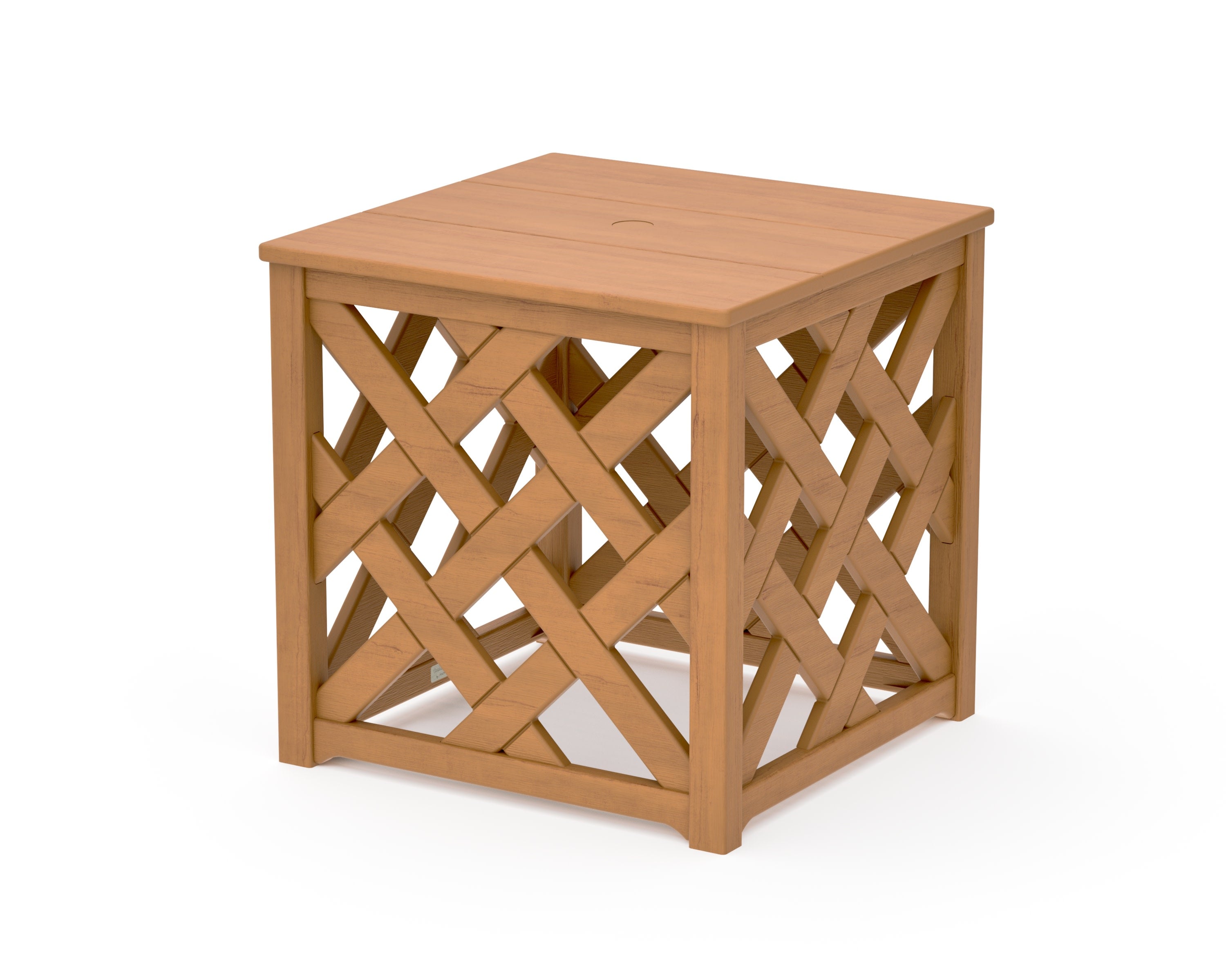 Wovendale Accent Umbrella Table in Natural