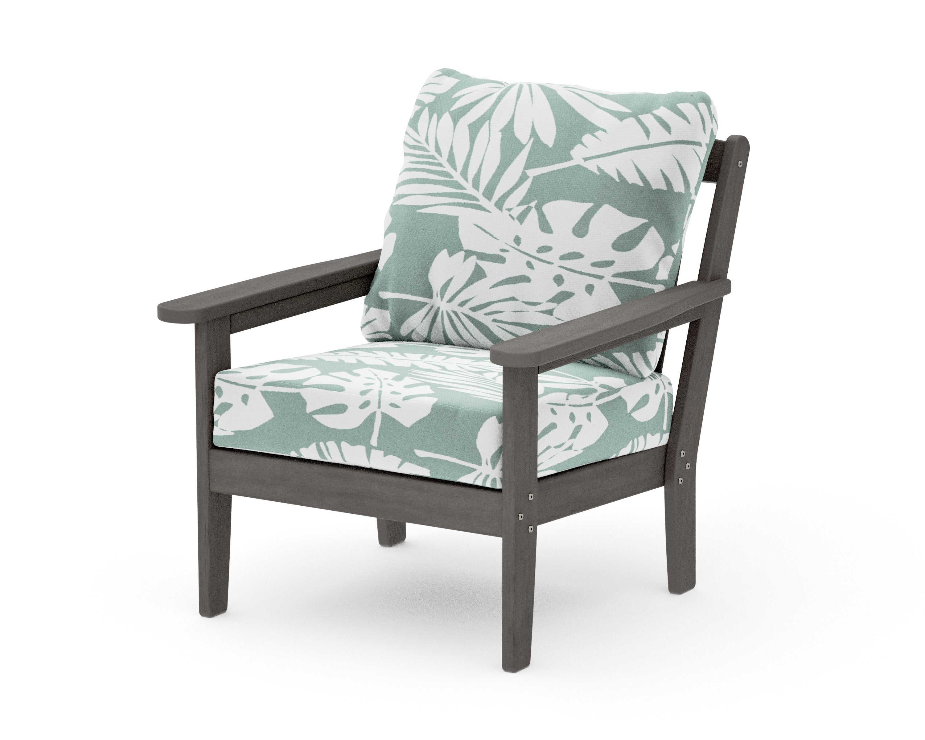 Cottage Deep Seating Chair in Driftwood / Leaf Glacier Spa