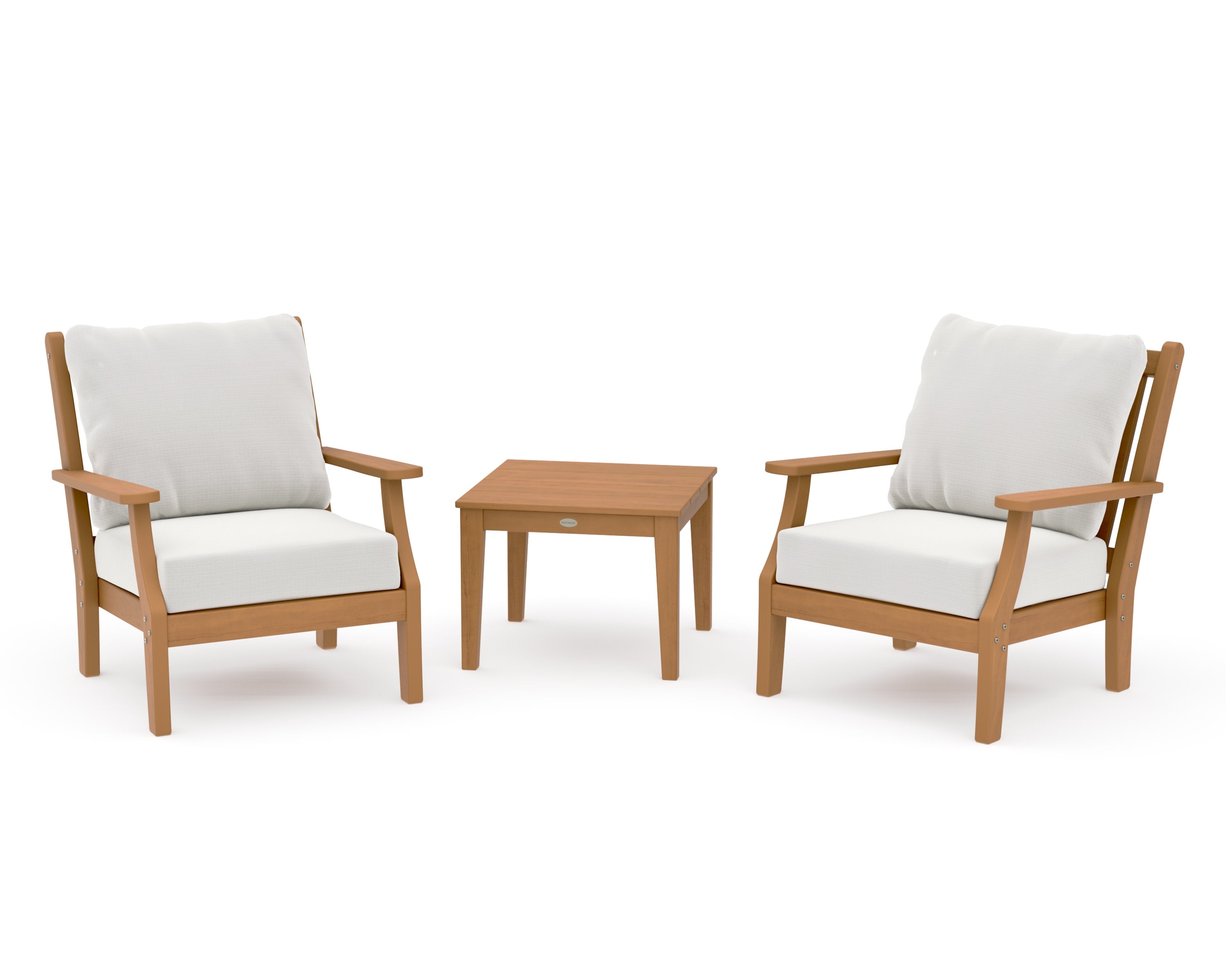 Wovendale 3-Piece Deep Seating Set in Natural / Natural Linen