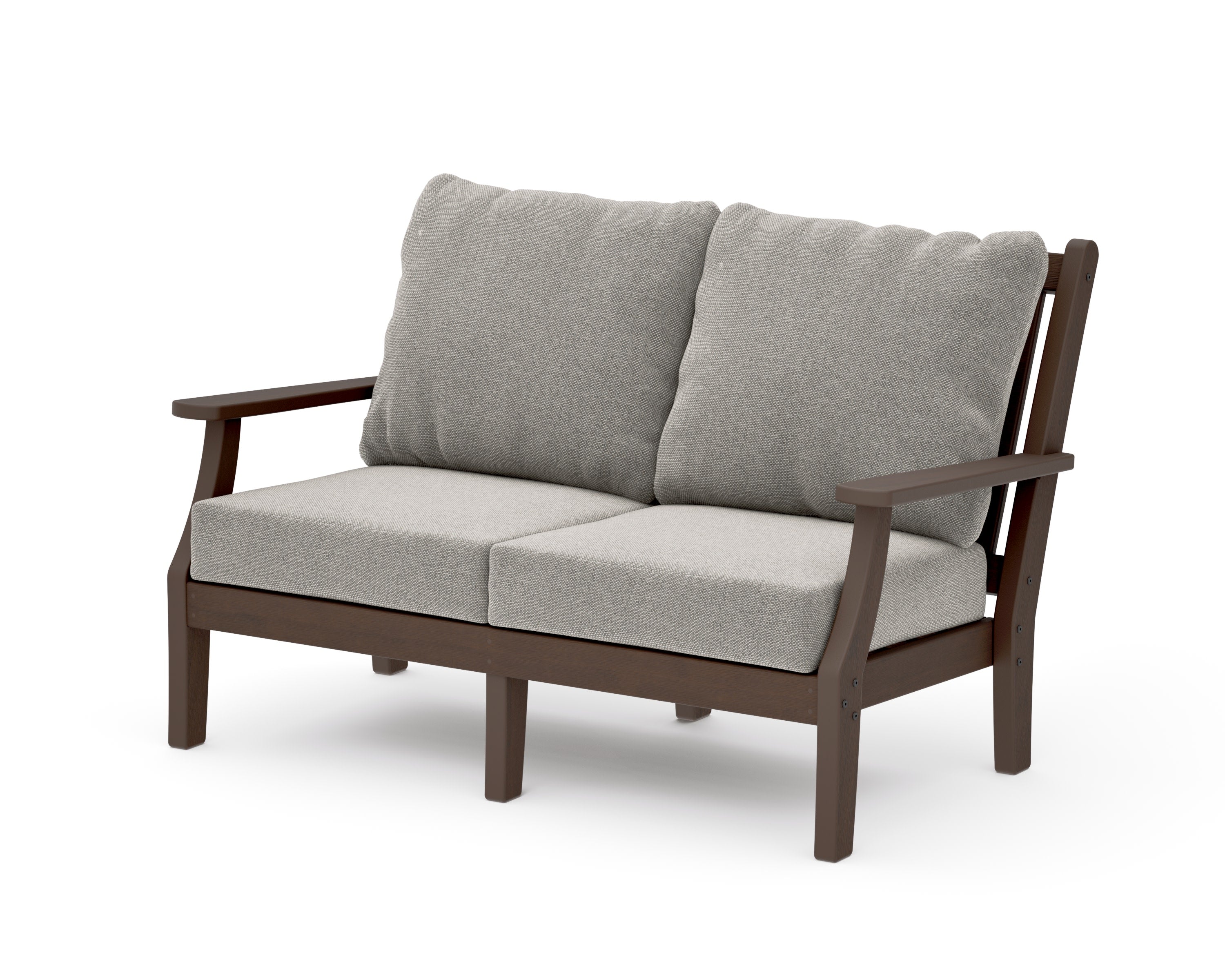 Wovendale Deep Seating Loveseat in Kona / Weathered Tweed