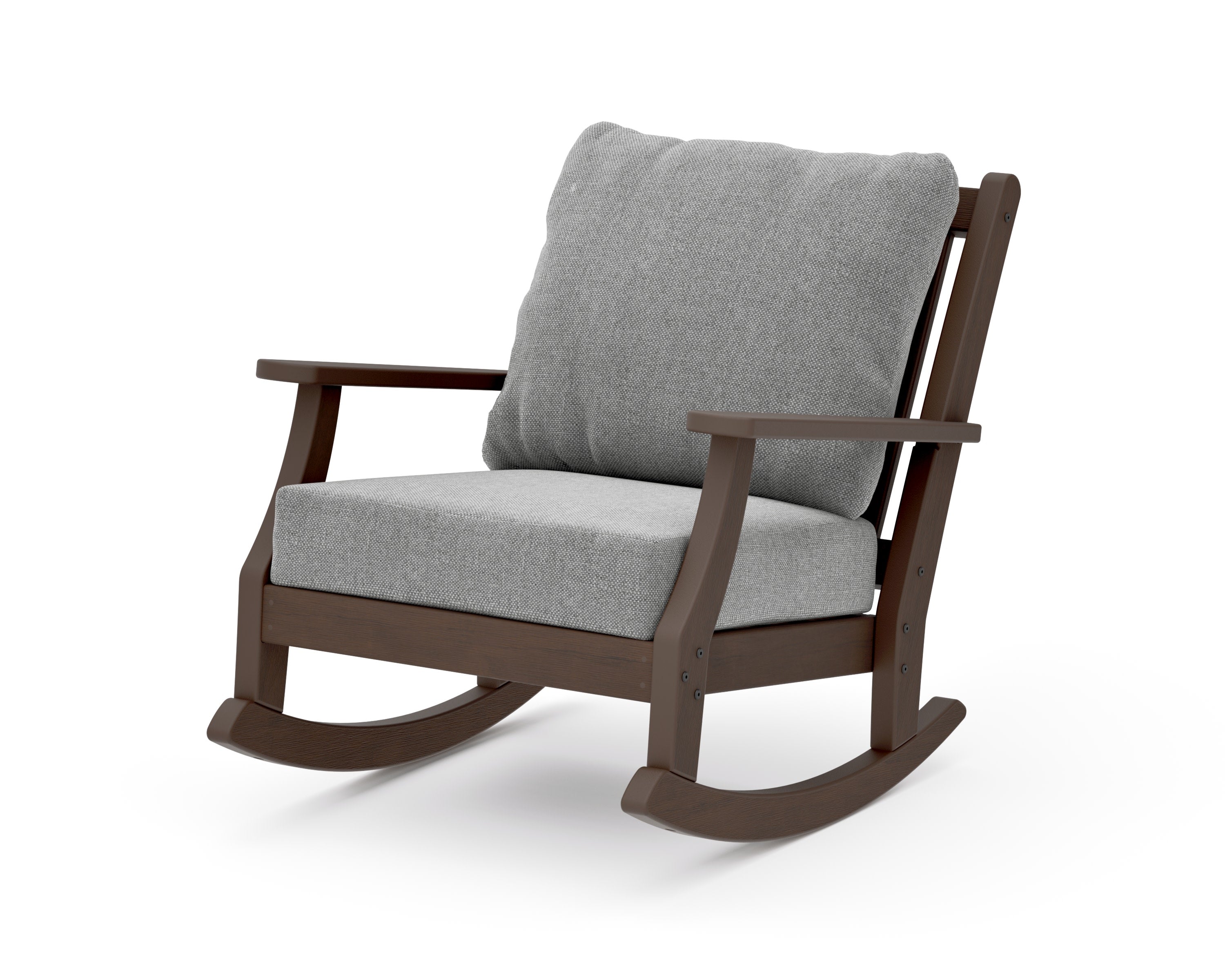Wovendale Deep Seating Rocking Chair in Kona / Grey Mist