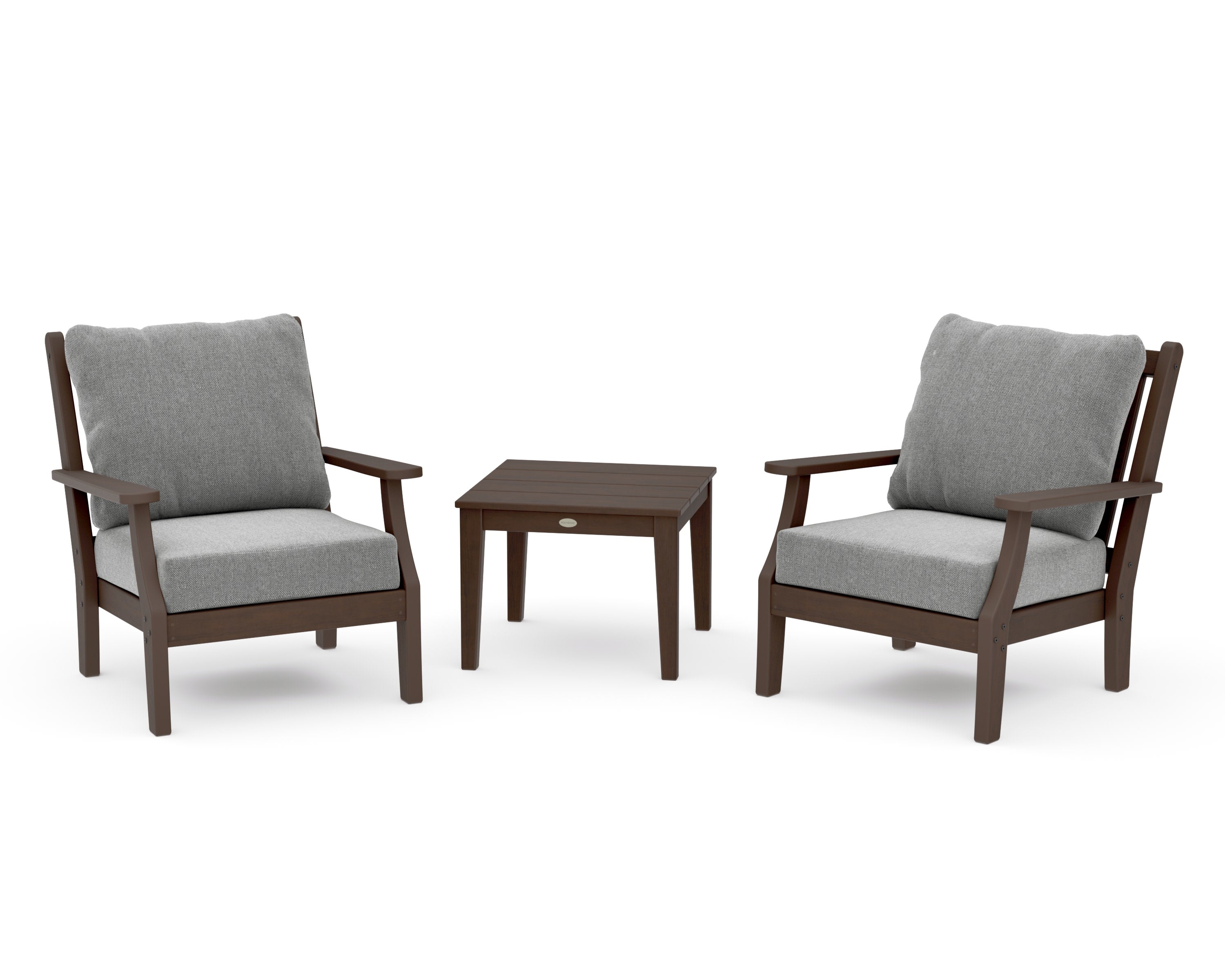 Wovendale 3-Piece Deep Seating Set in Kona / Grey Mist