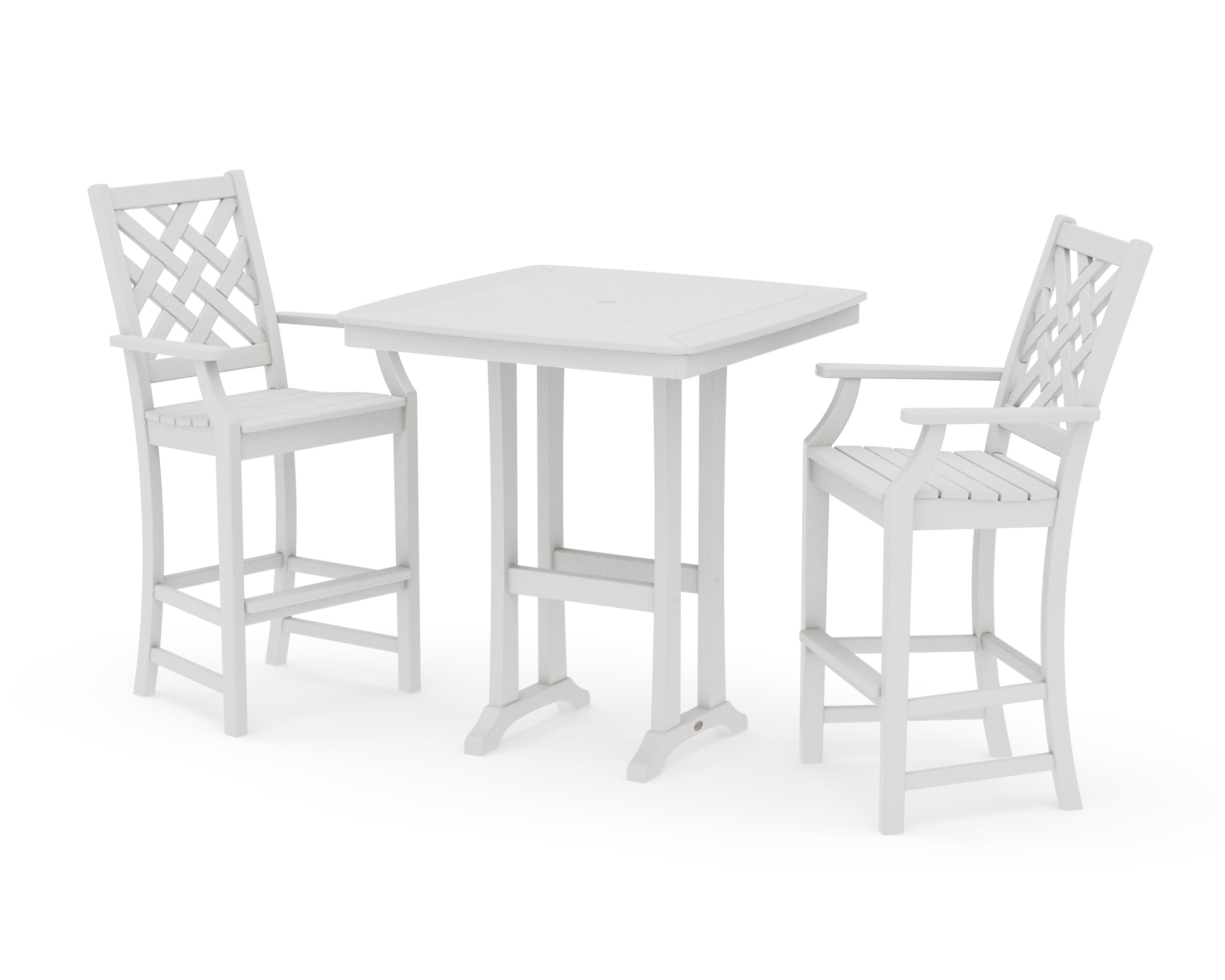 Wovendale 3-Piece Bar Set in Vintage White