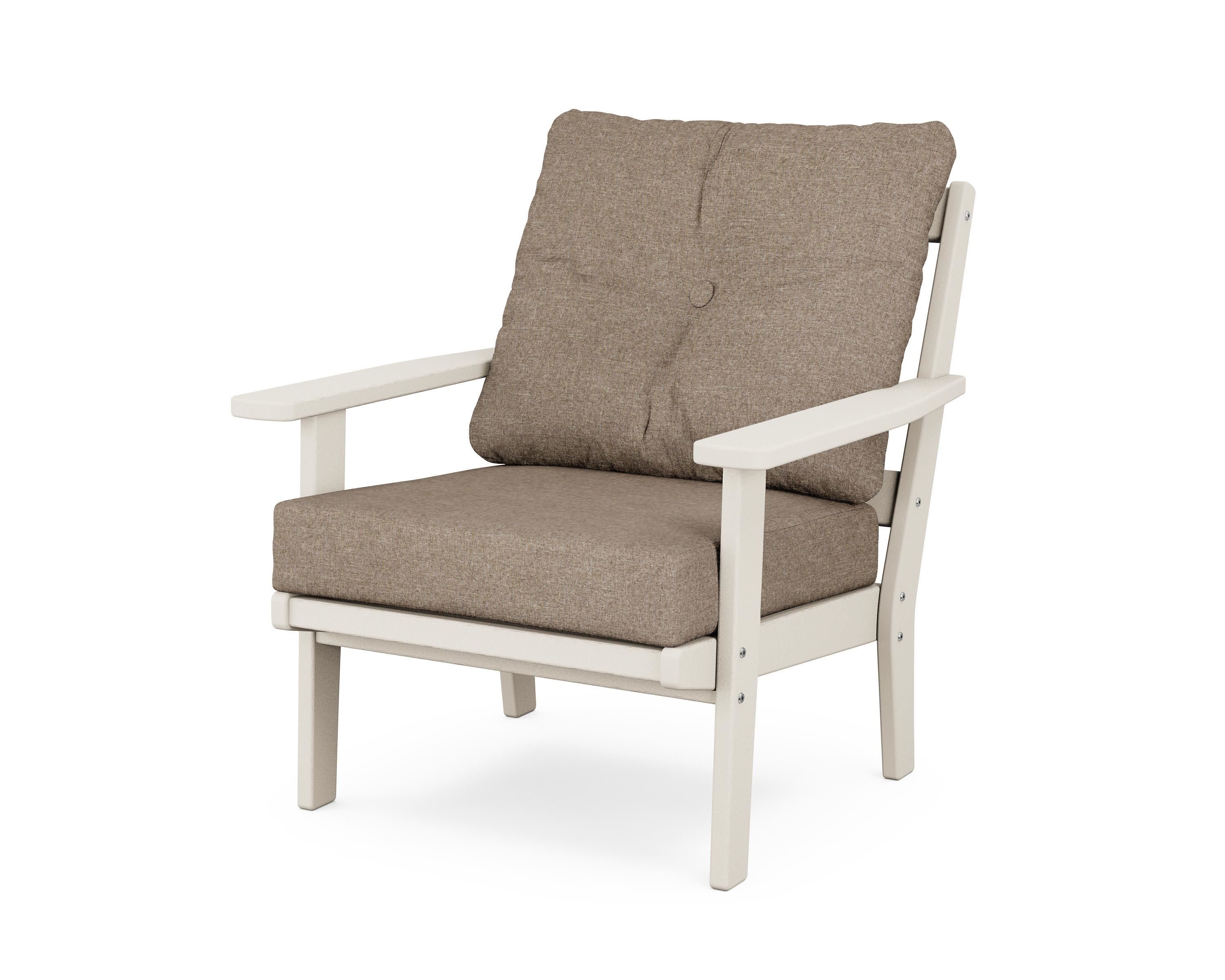 Prairie Deep Seating Chair in Sand / Spiced Burlap