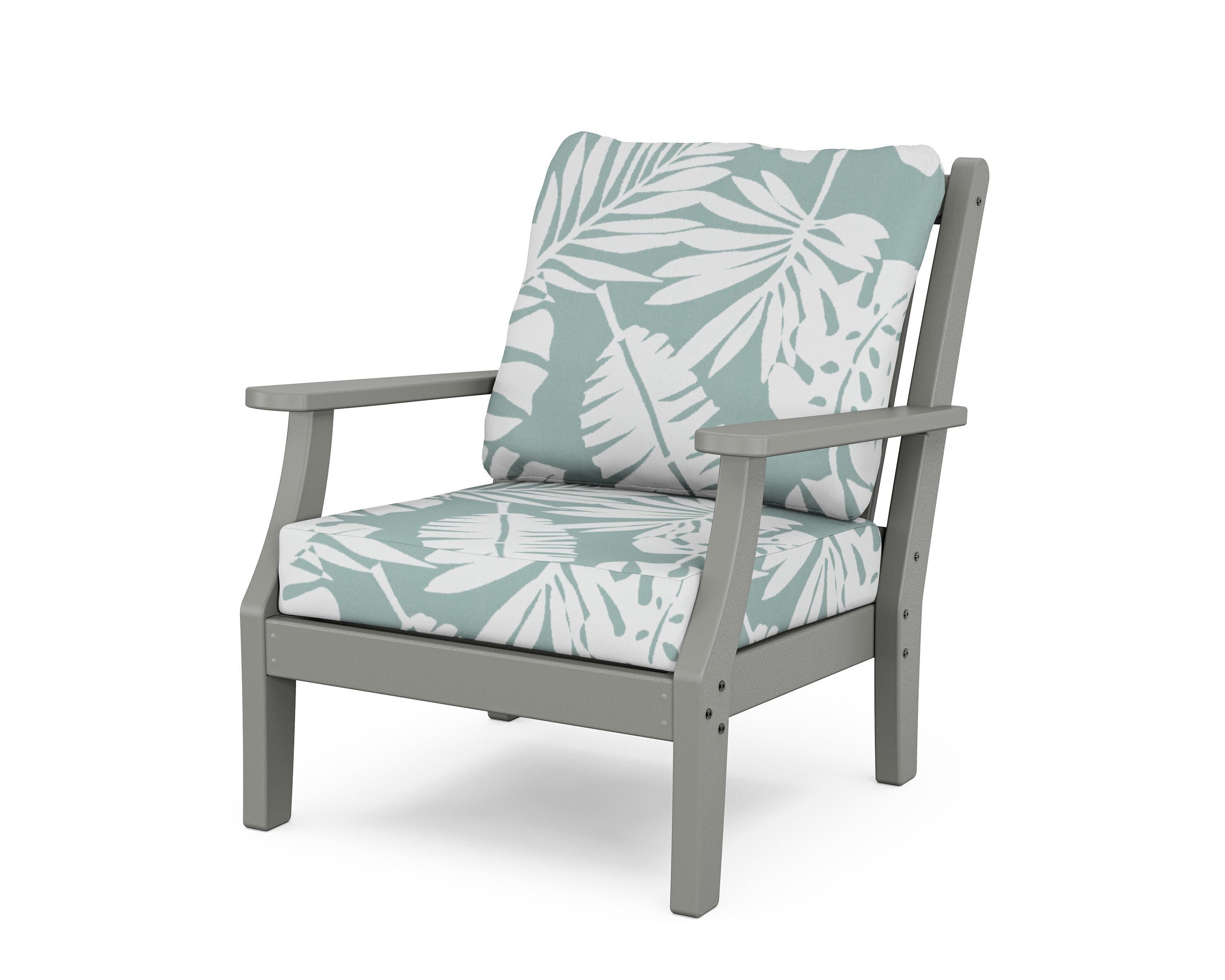 Wovendale Deep Seating Chair in Slate Grey / Leaf Glacier Spa