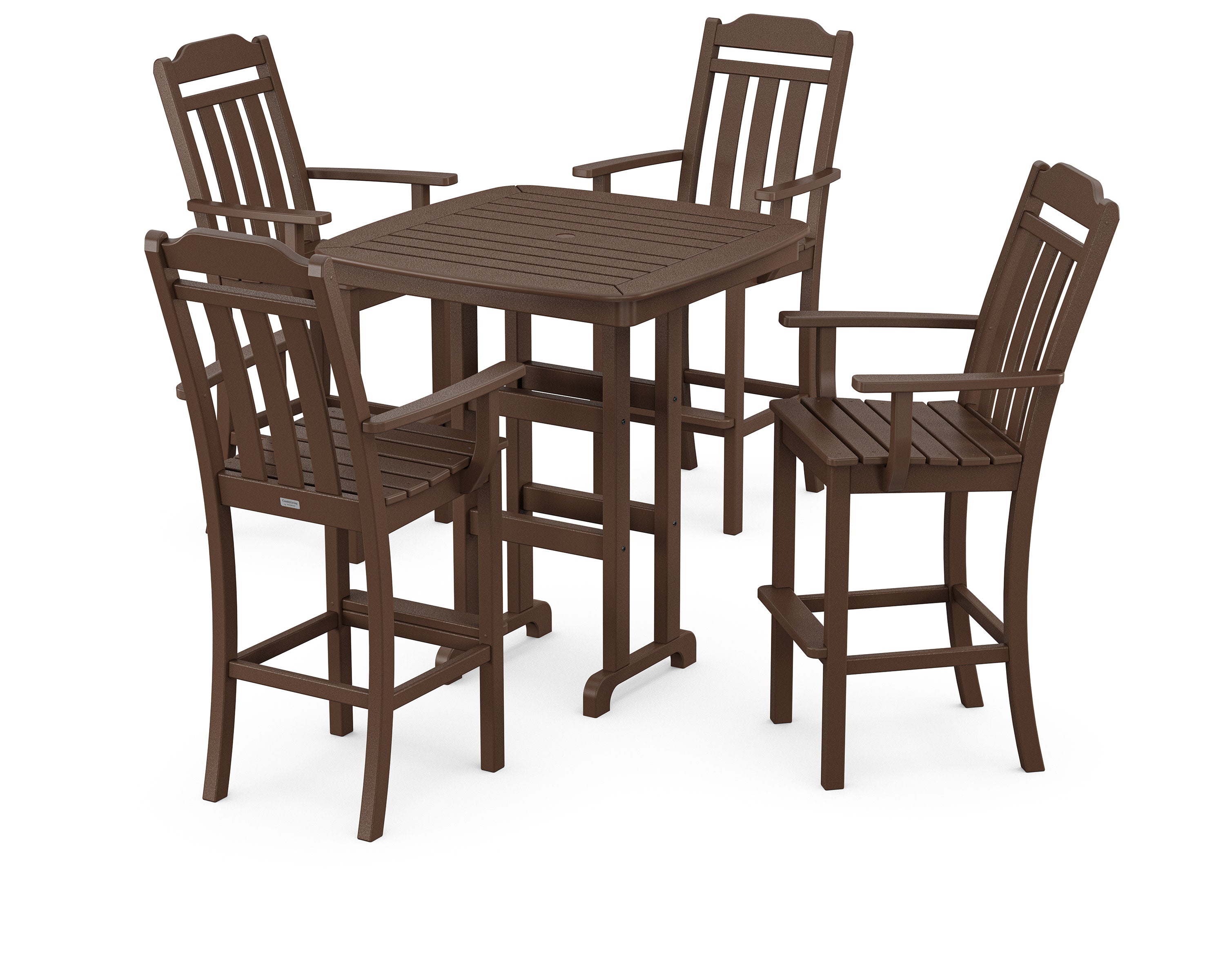 Cottage 5-Piece Bar Set in Mahogany