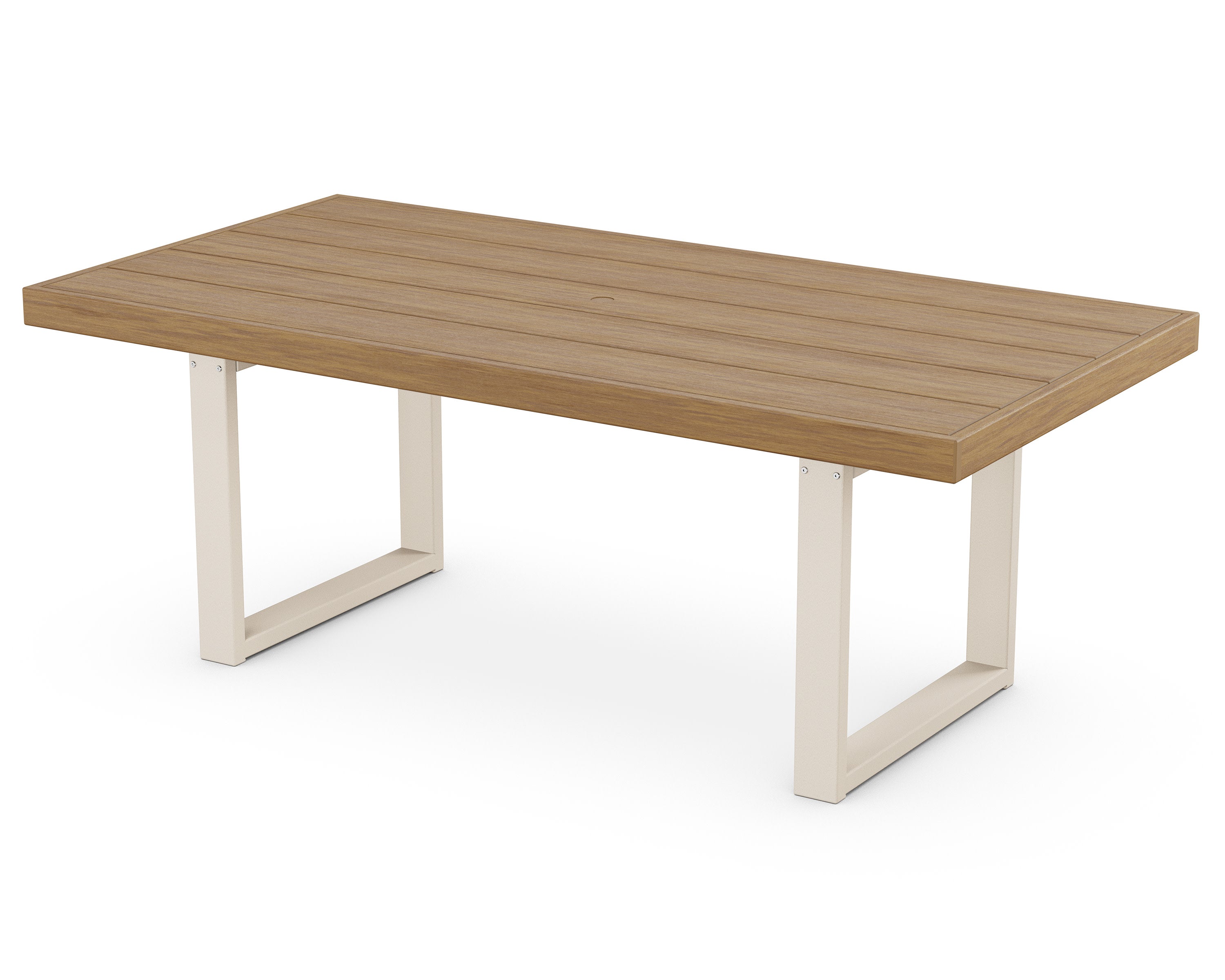 EDGE 40" x 78" Dining Table in Sand / Natural