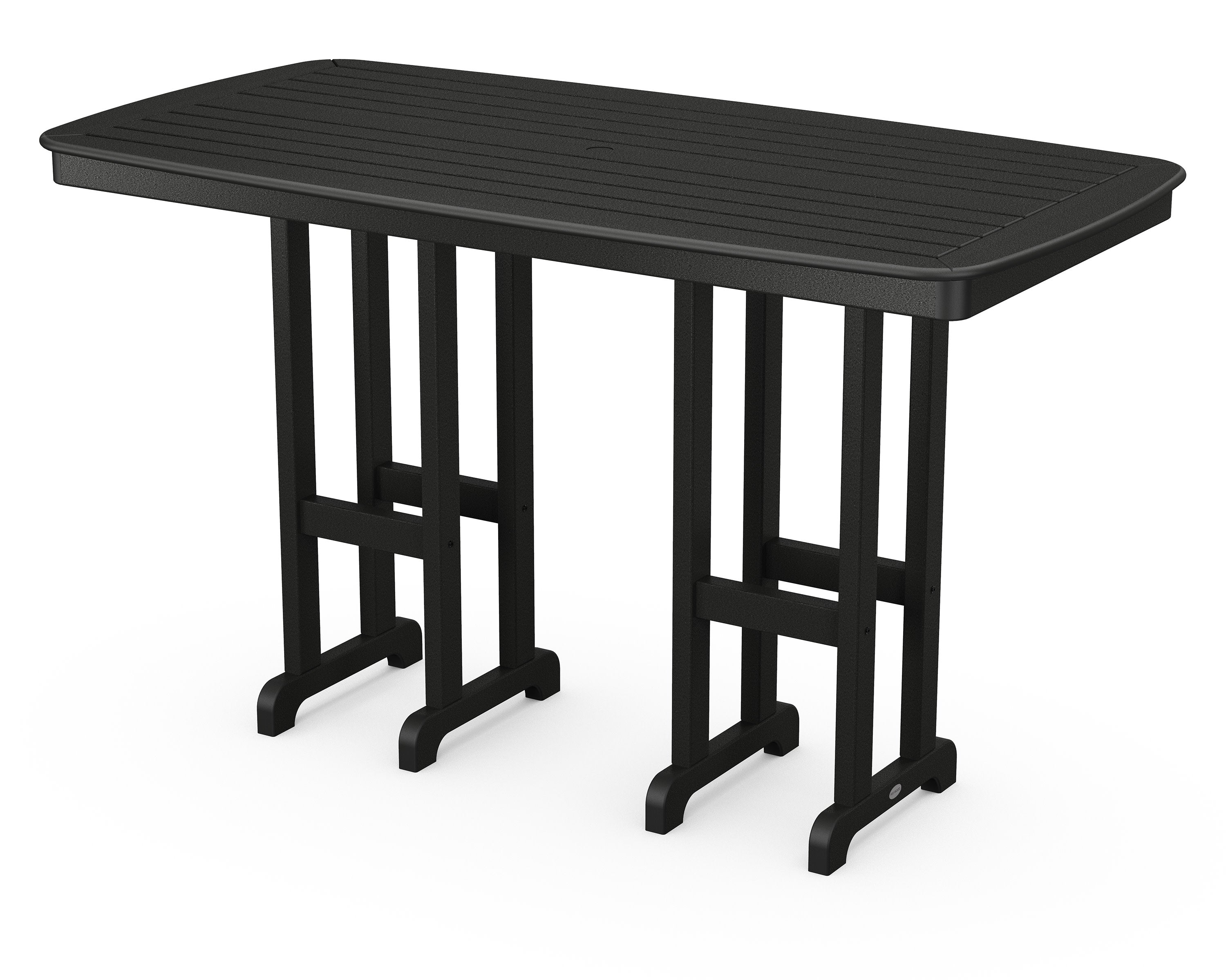 Nautical 37" x 72" Bar Table in Black