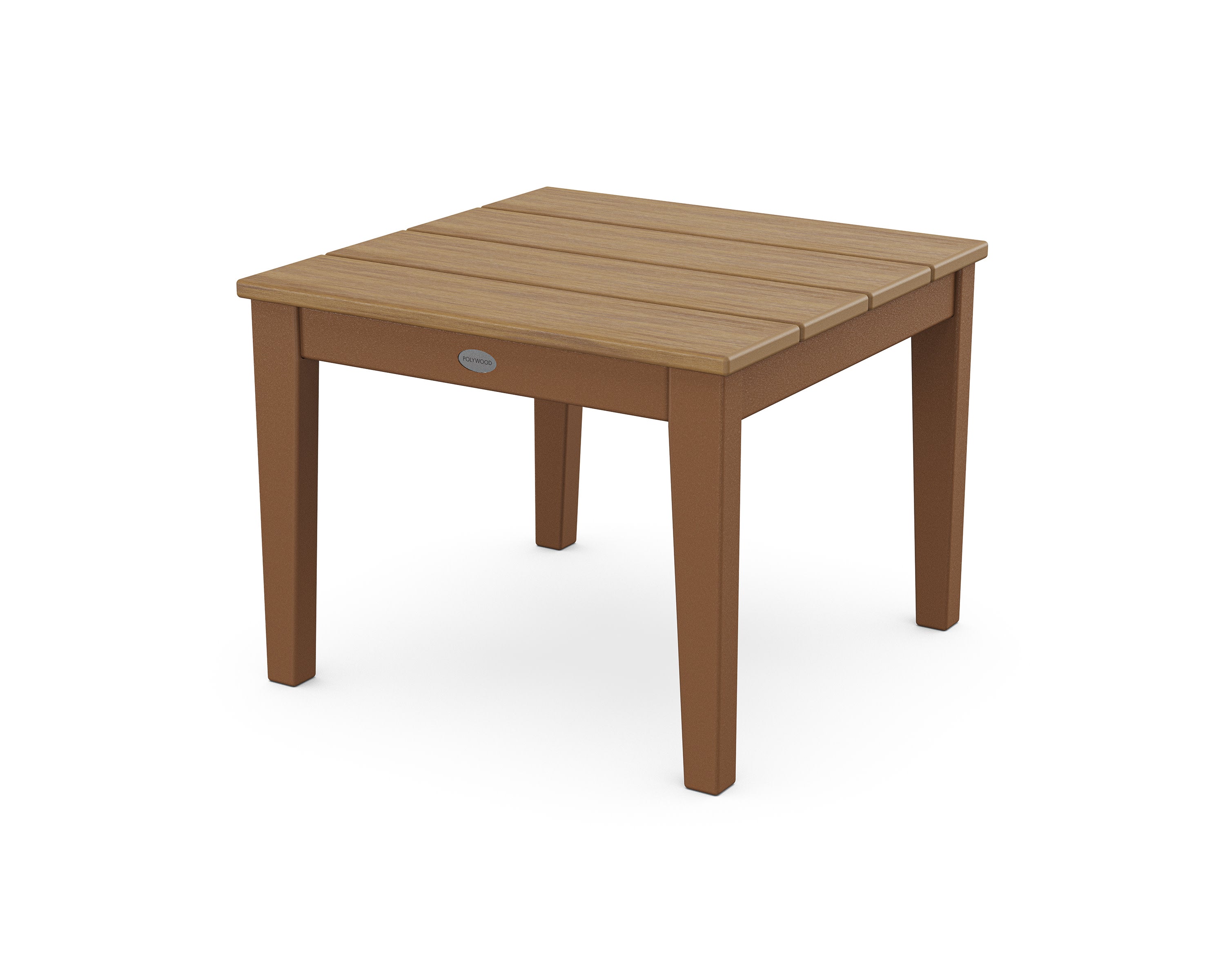 Newport 22" End Table in Teak / Natural