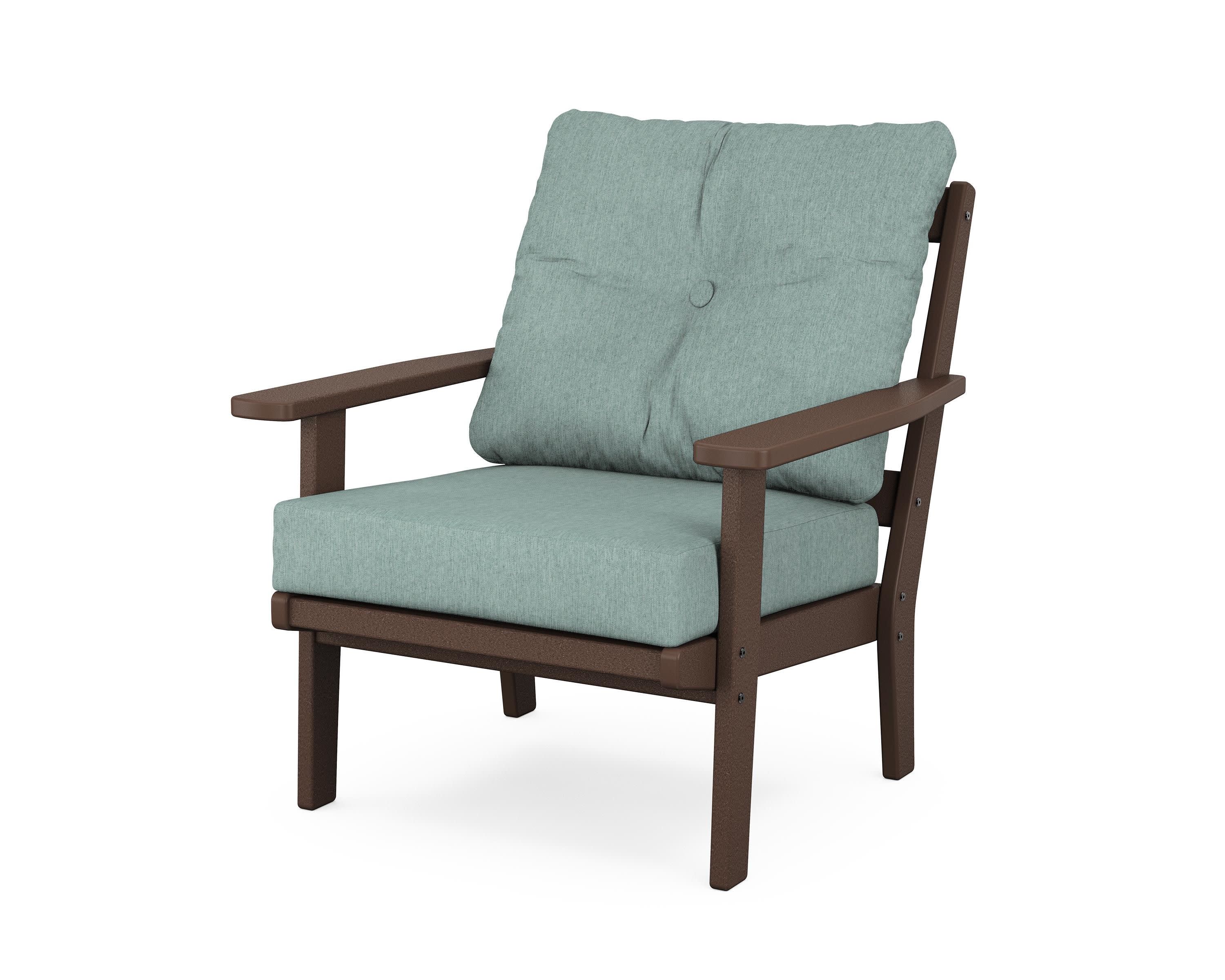 Prairie Deep Seating Chair in Mahogany / Glacier Spa