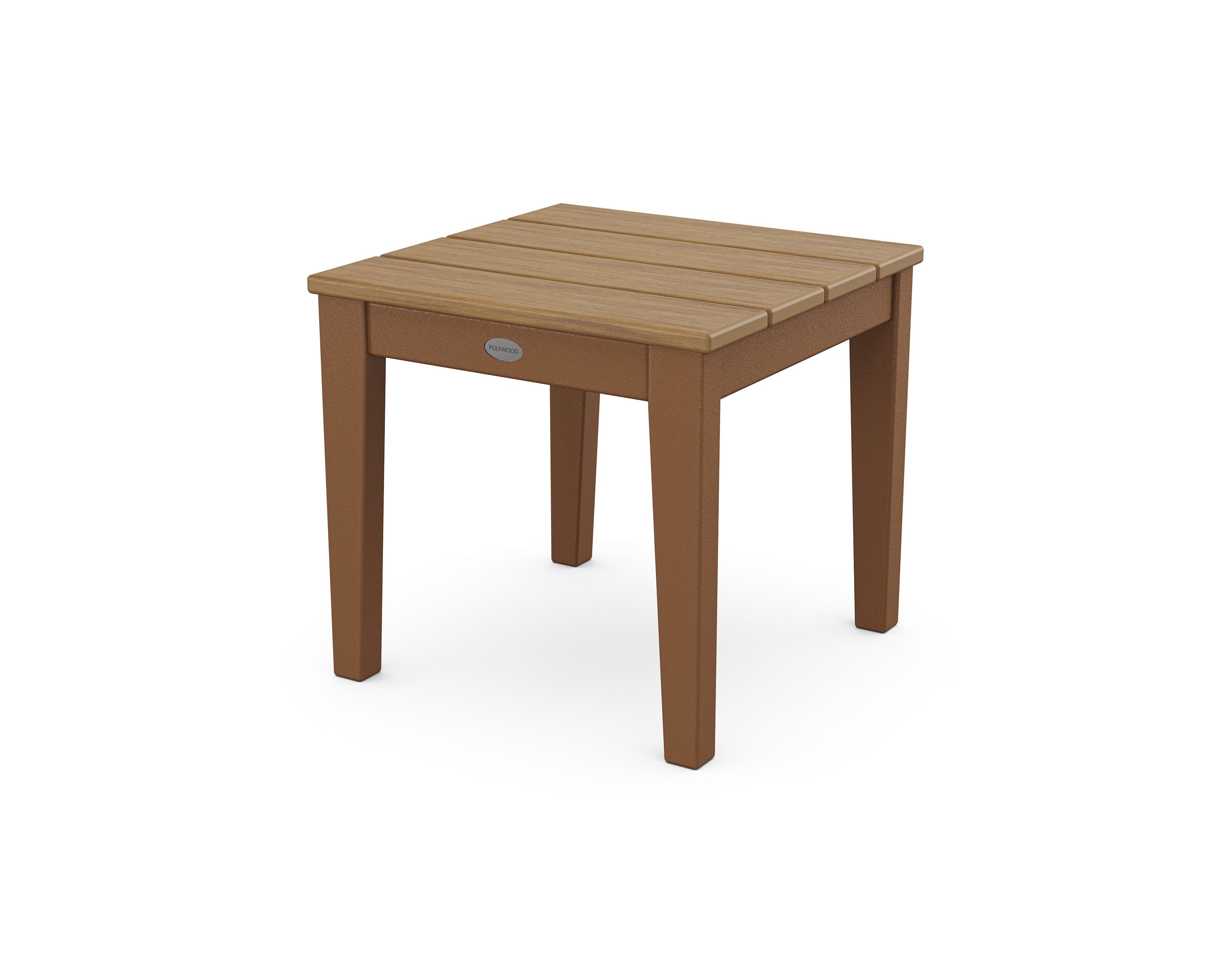 Newport 18" End Table in Teak / Natural