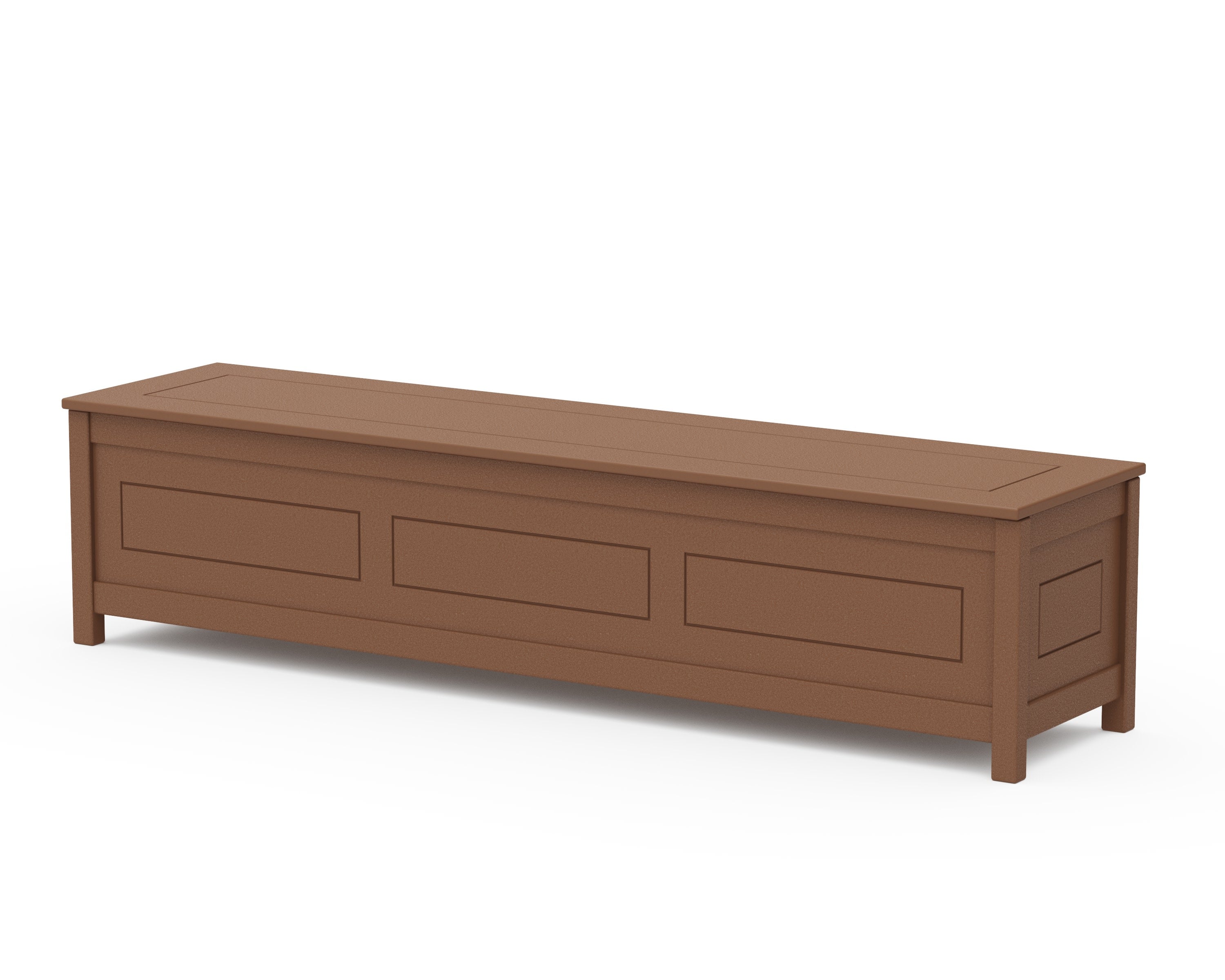 Country Living 72" Storage Bench in Teak
