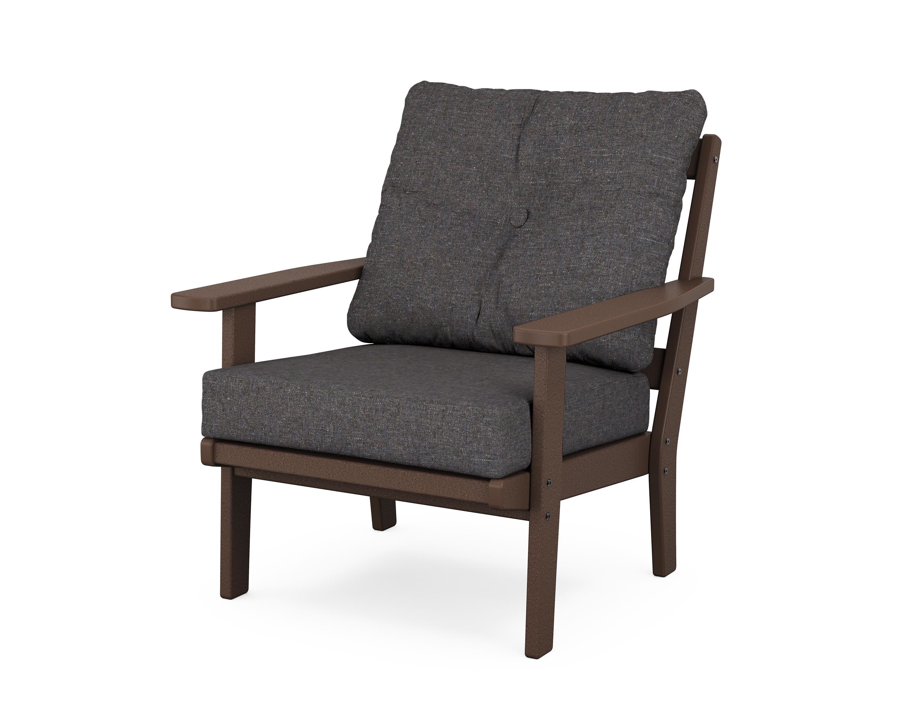 Prairie Deep Seating Chair in Mahogany / Ash Charcoal