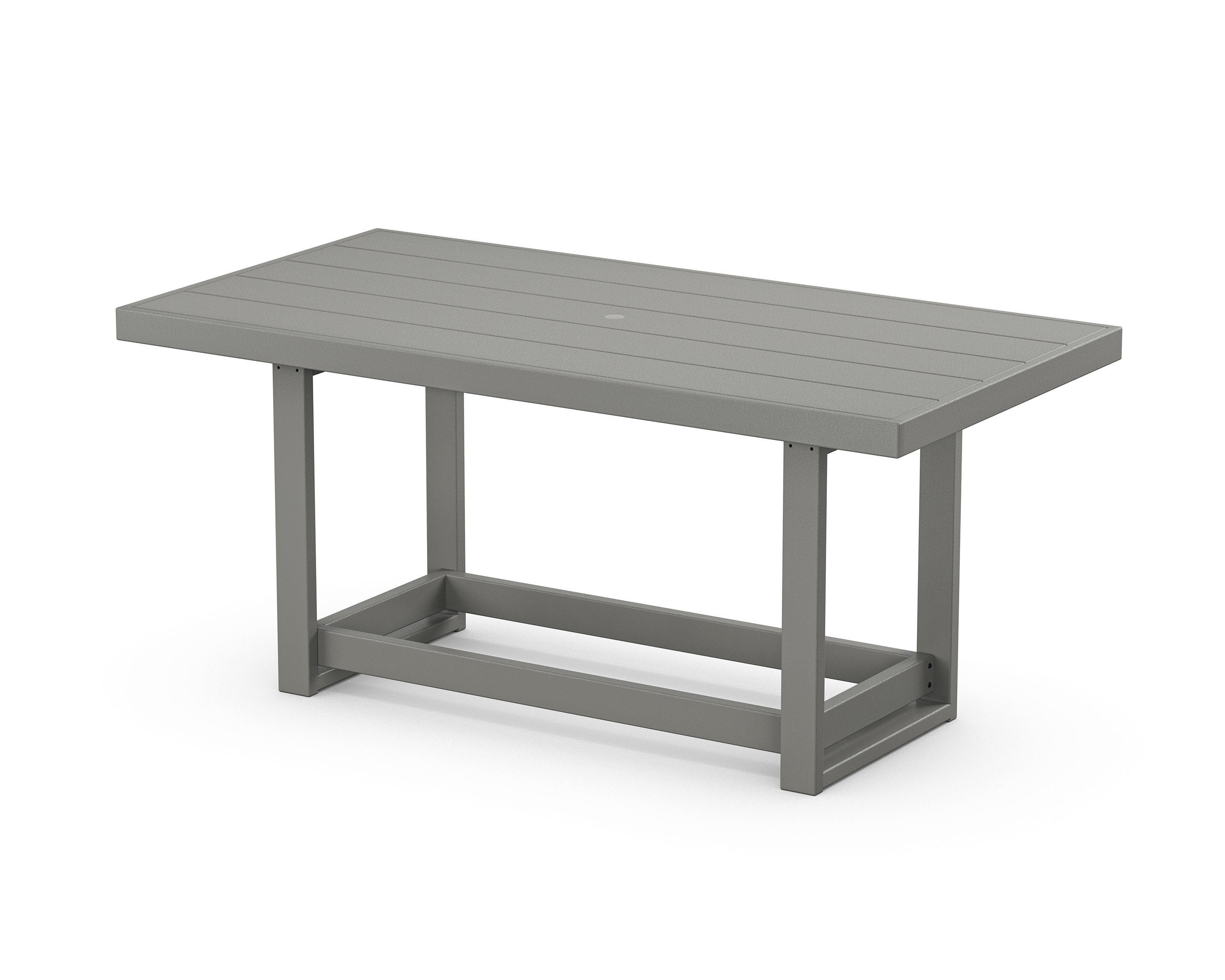 EDGE 40 x 78 Counter Table in Slate Grey