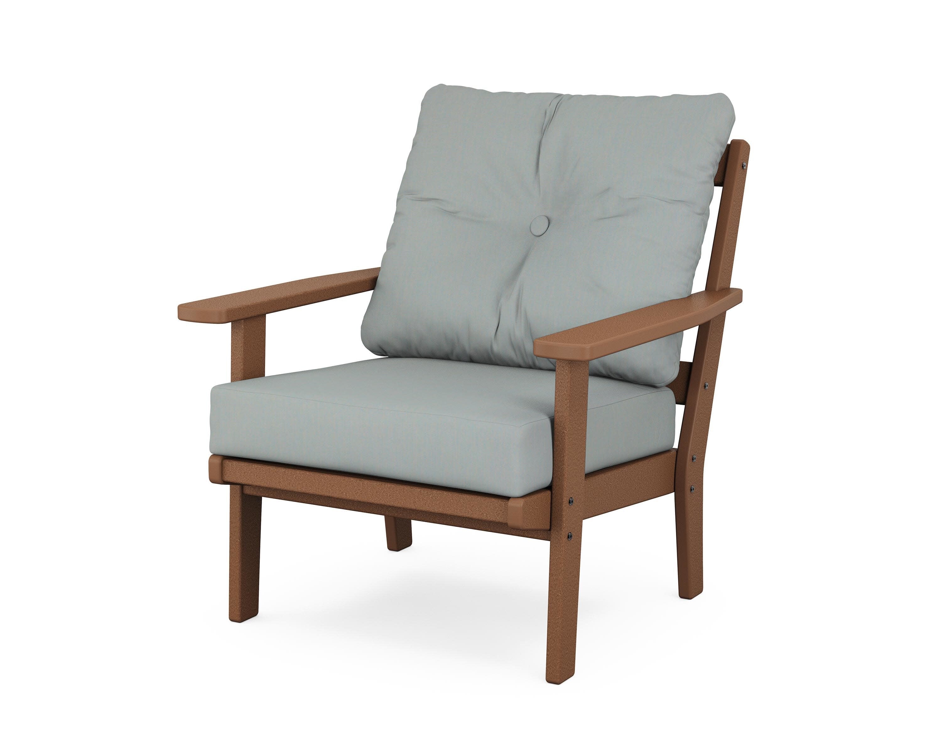Prairie Deep Seating Chair in Teak / Spa