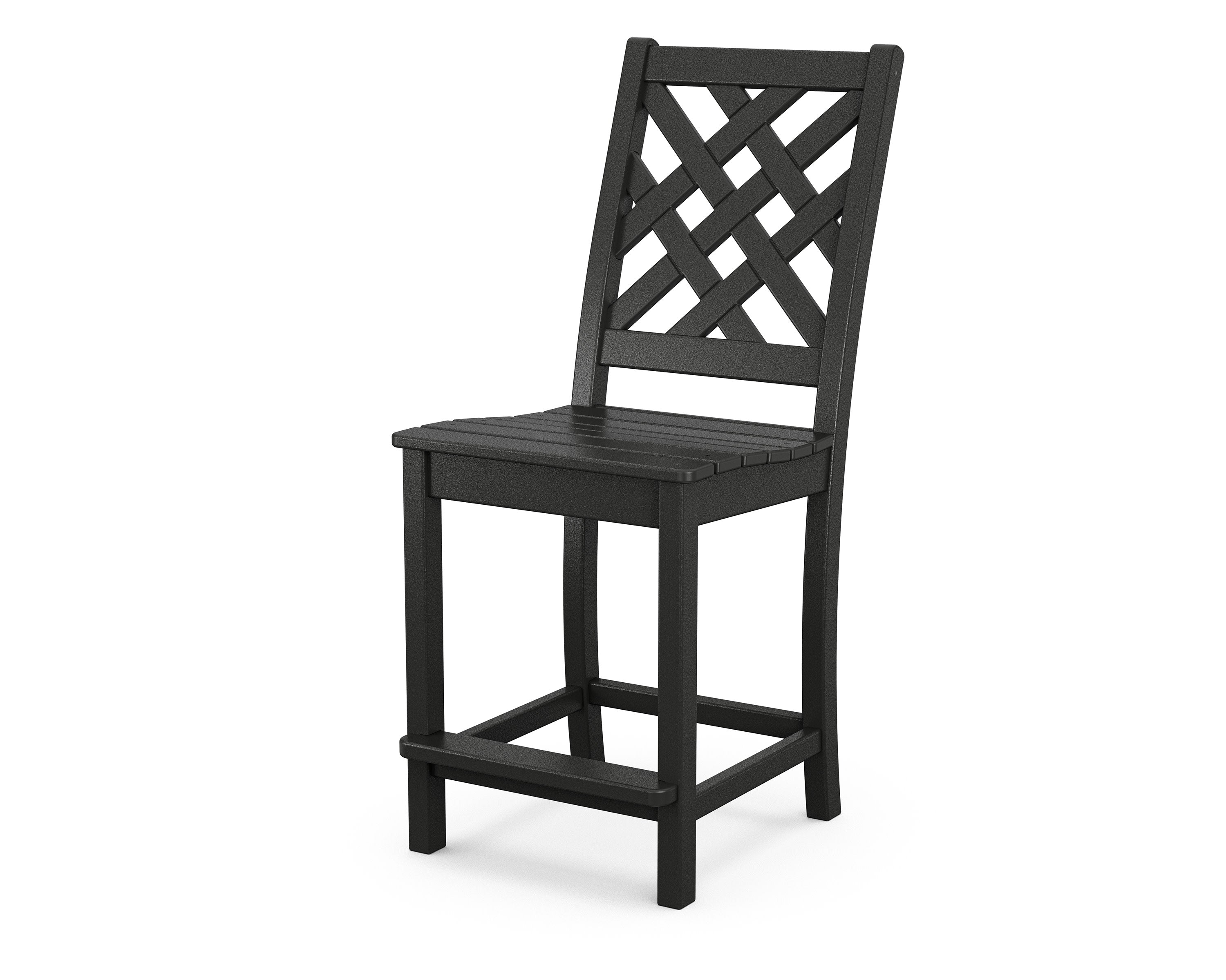 Wovendale Counter Side Chair in Black