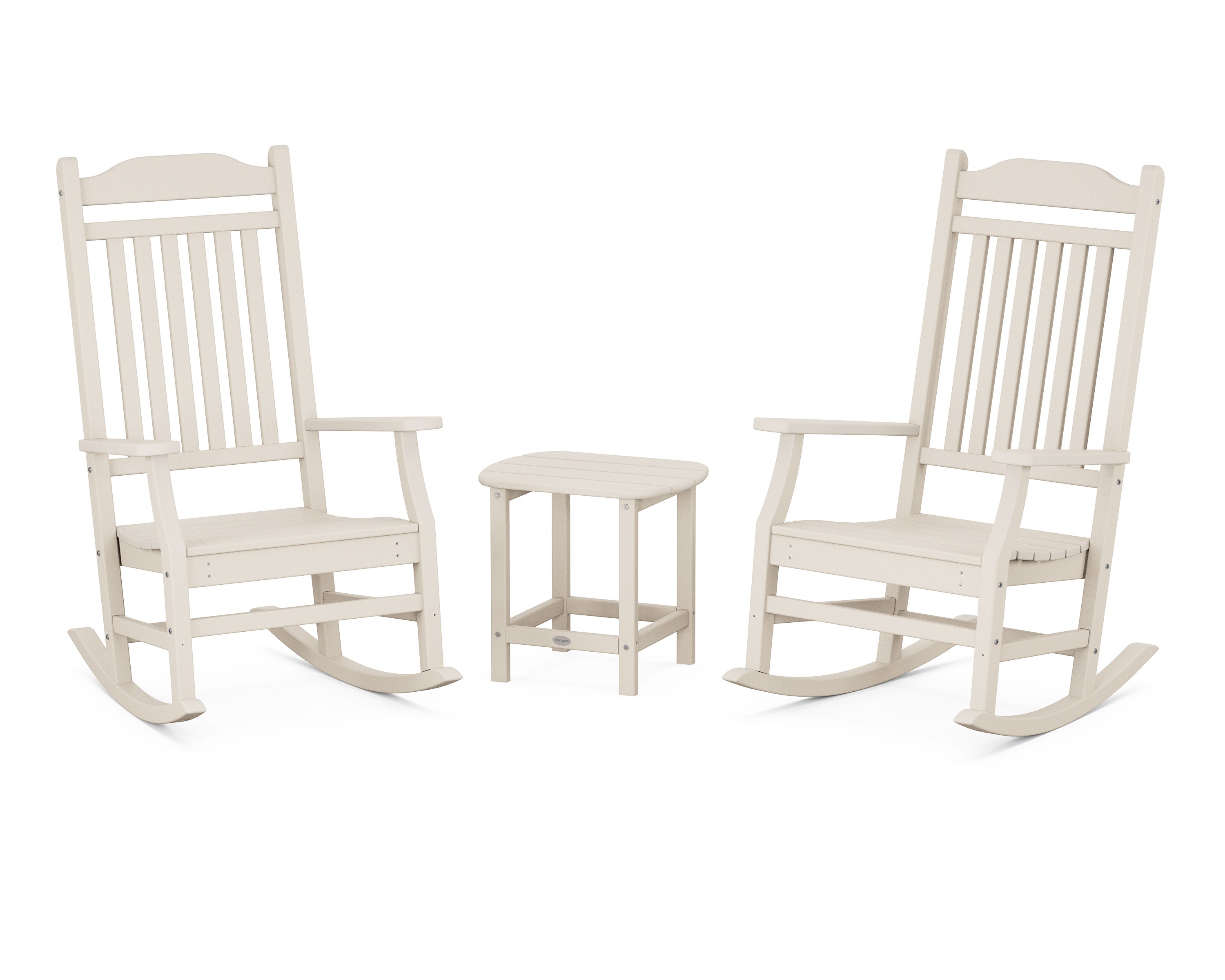 Cottage Rocking Chair 3-Piece Set in Sand