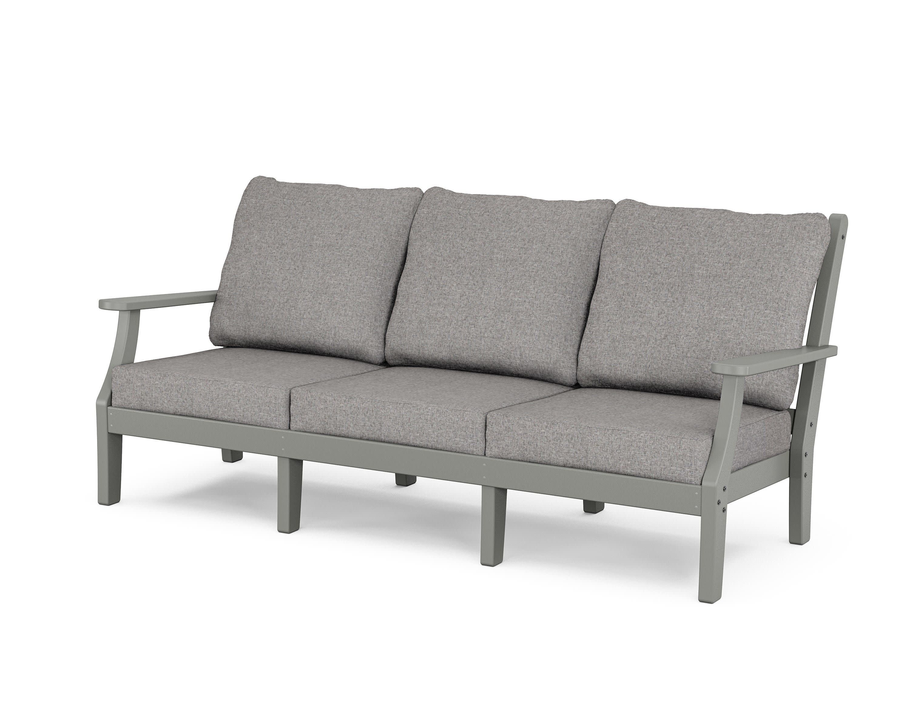 Wovendale Deep Seating Sofa in Slate Grey / Grey Mist