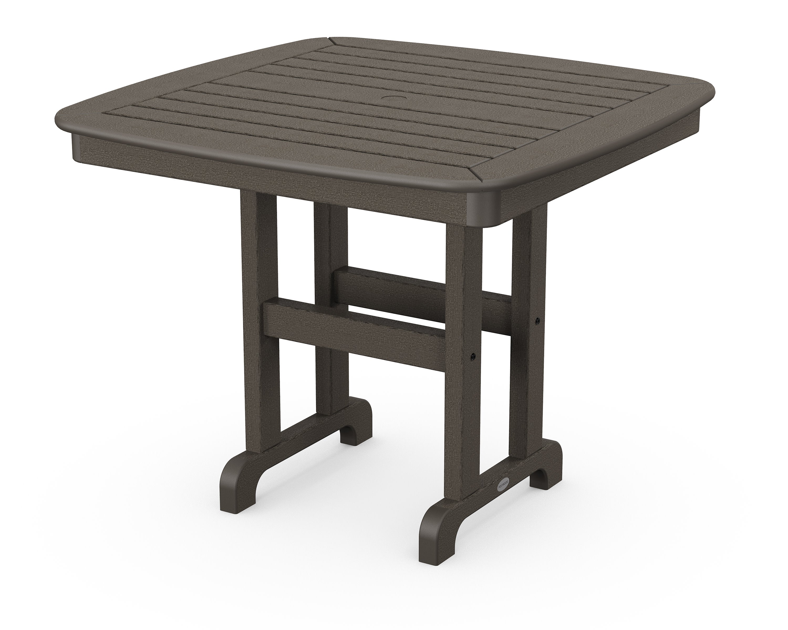 Nautical 37" Dining Table in Vintage Coffee