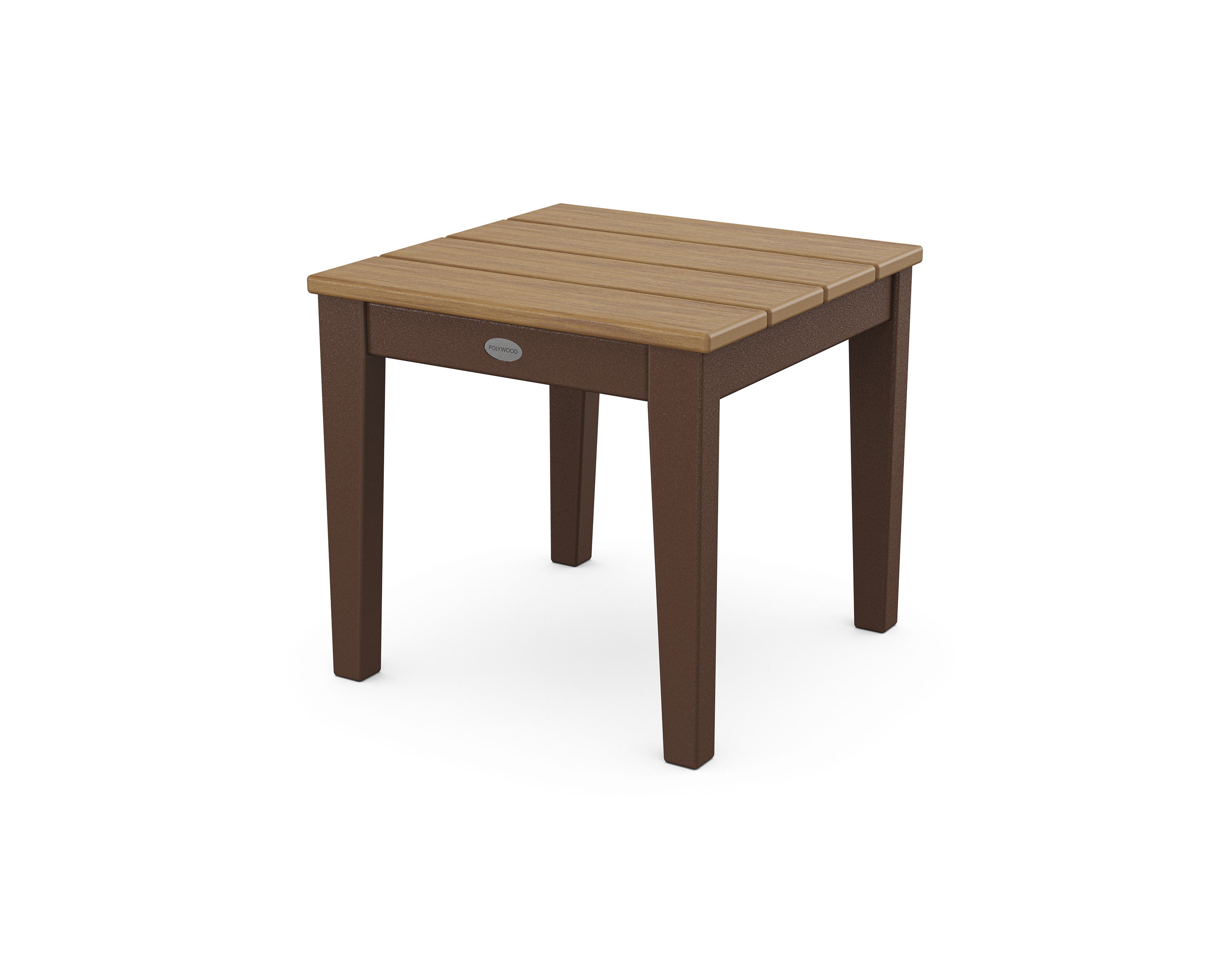 Newport 18" End Table in Mahogany / Natural