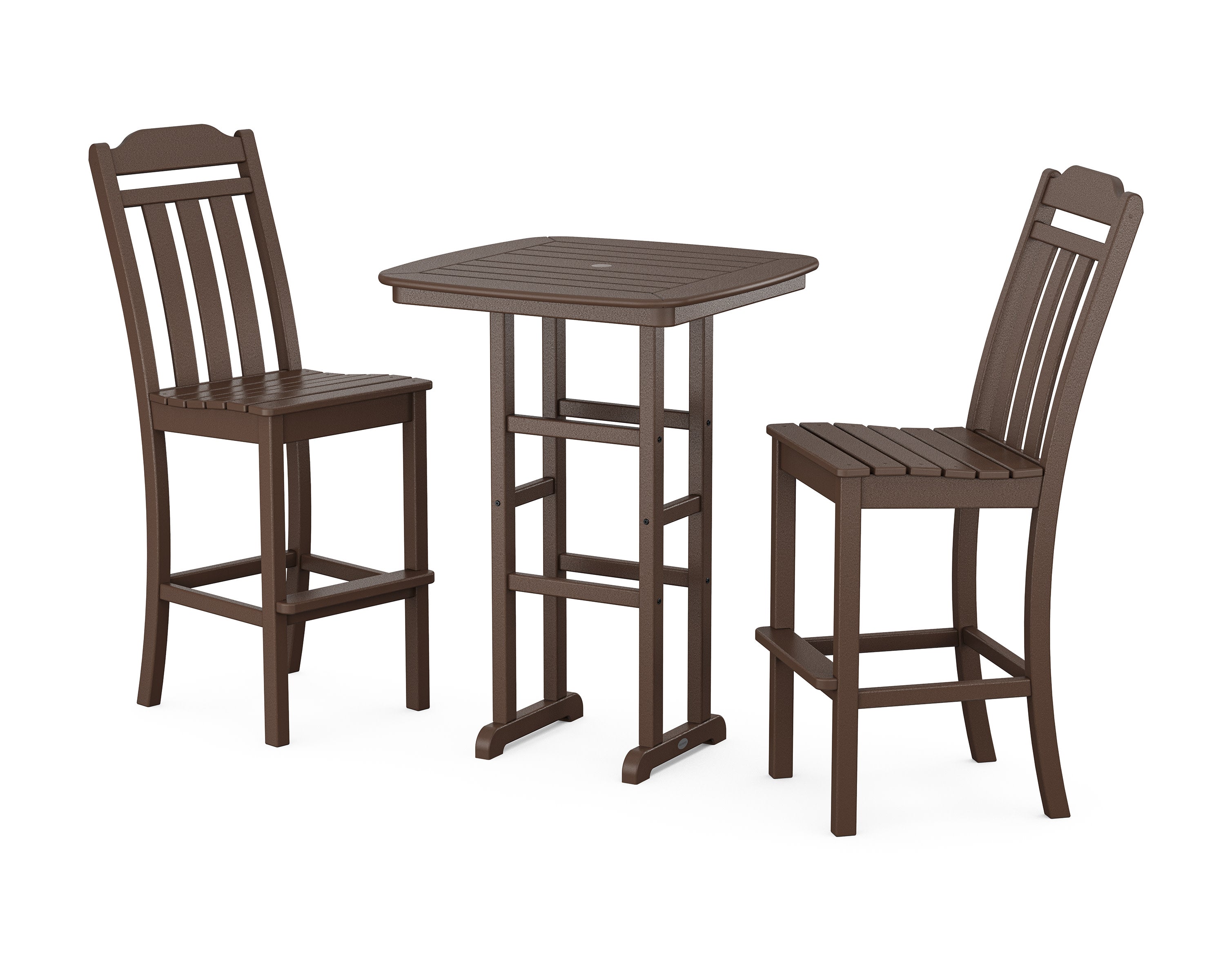 Cottage 3-Piece Bar Set in Mahogany