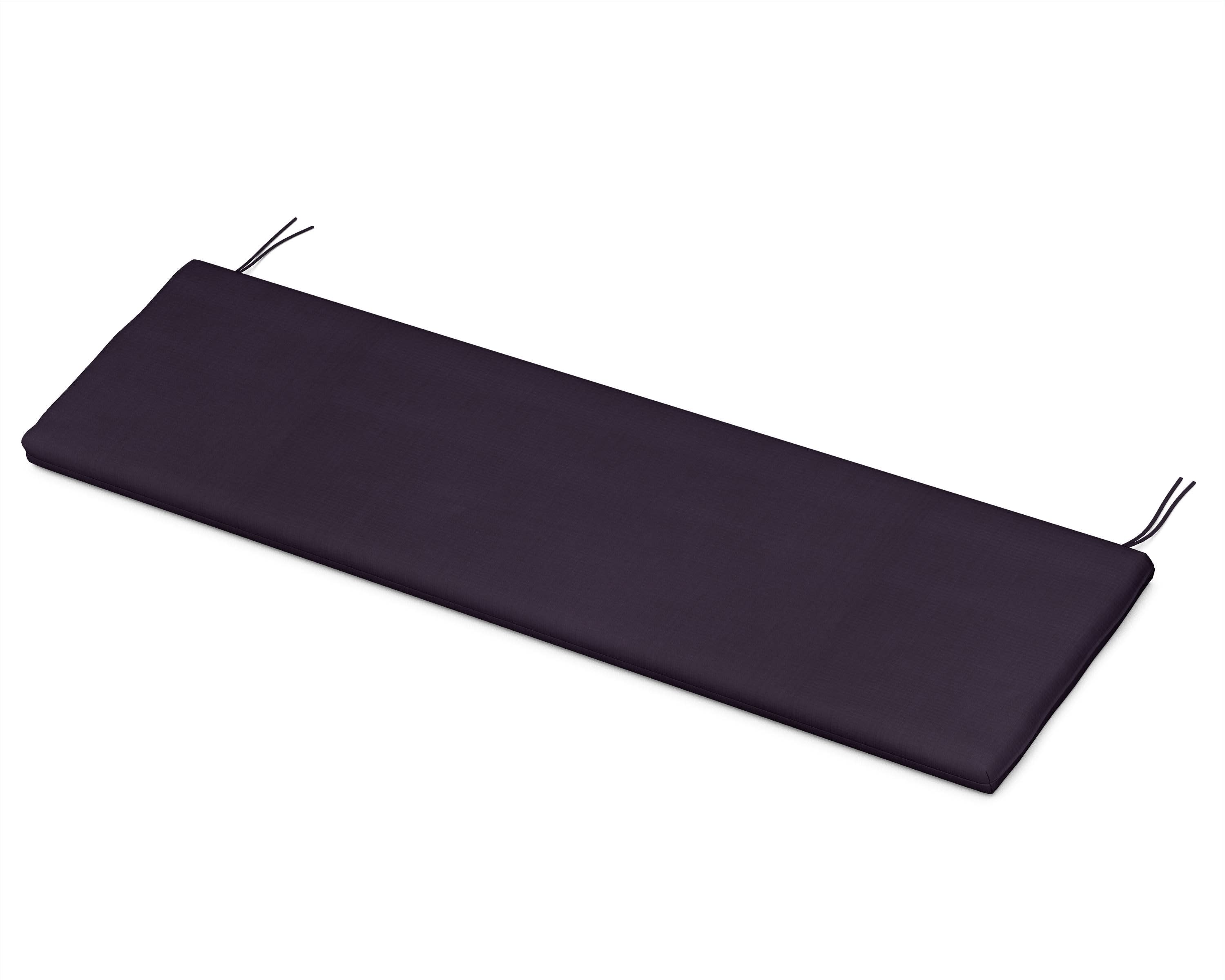 Bench Seat Cushion - 17.5"D x 55"W x 2.5"H in Navy Linen