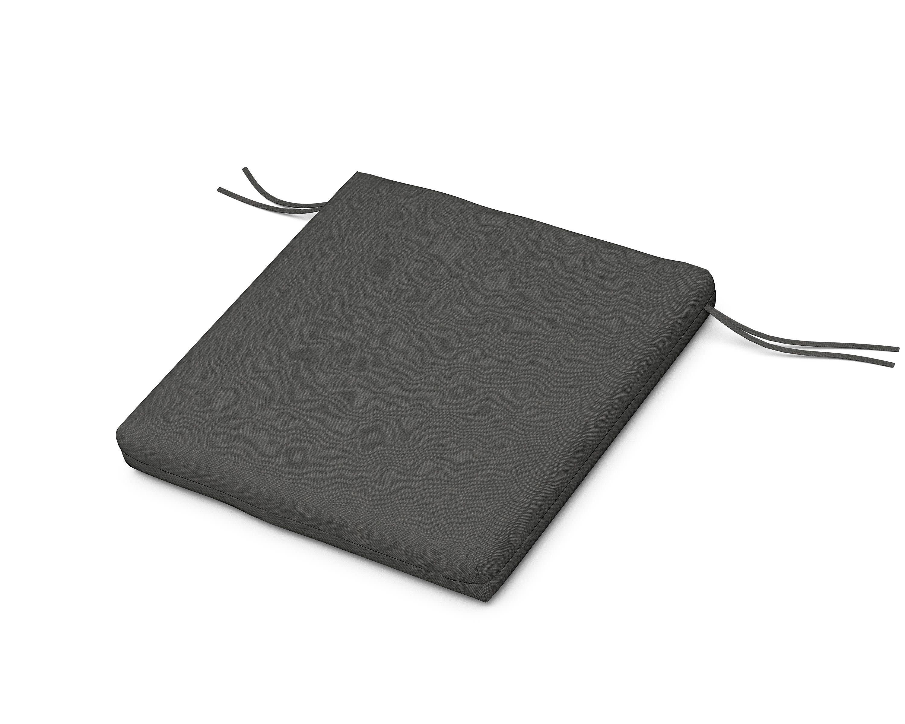 Seat Cushion - 20"D x 20"W x 2.5"H in Spectrum Carbon