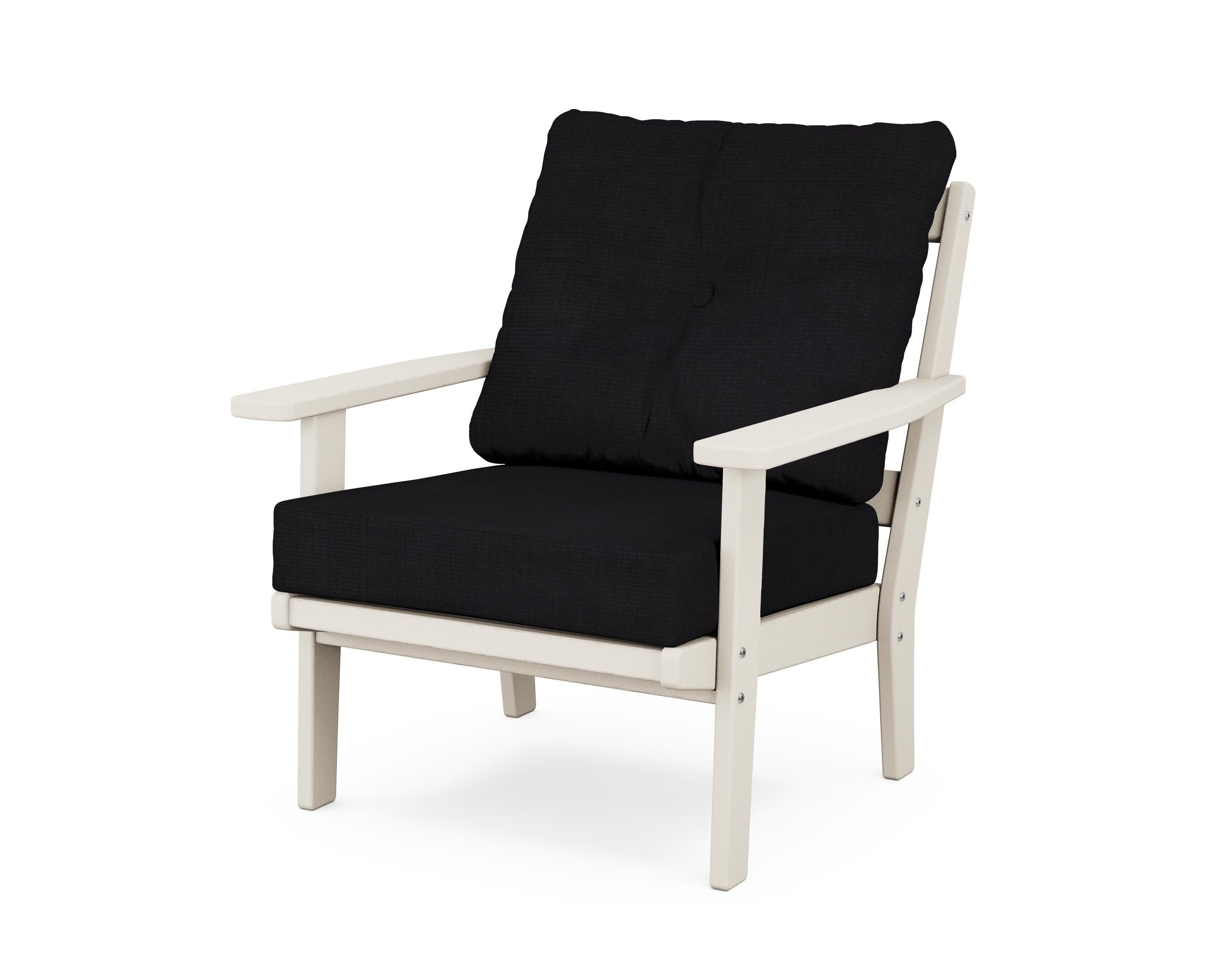 Prairie Deep Seating Chair in Sand / Midnight Linen