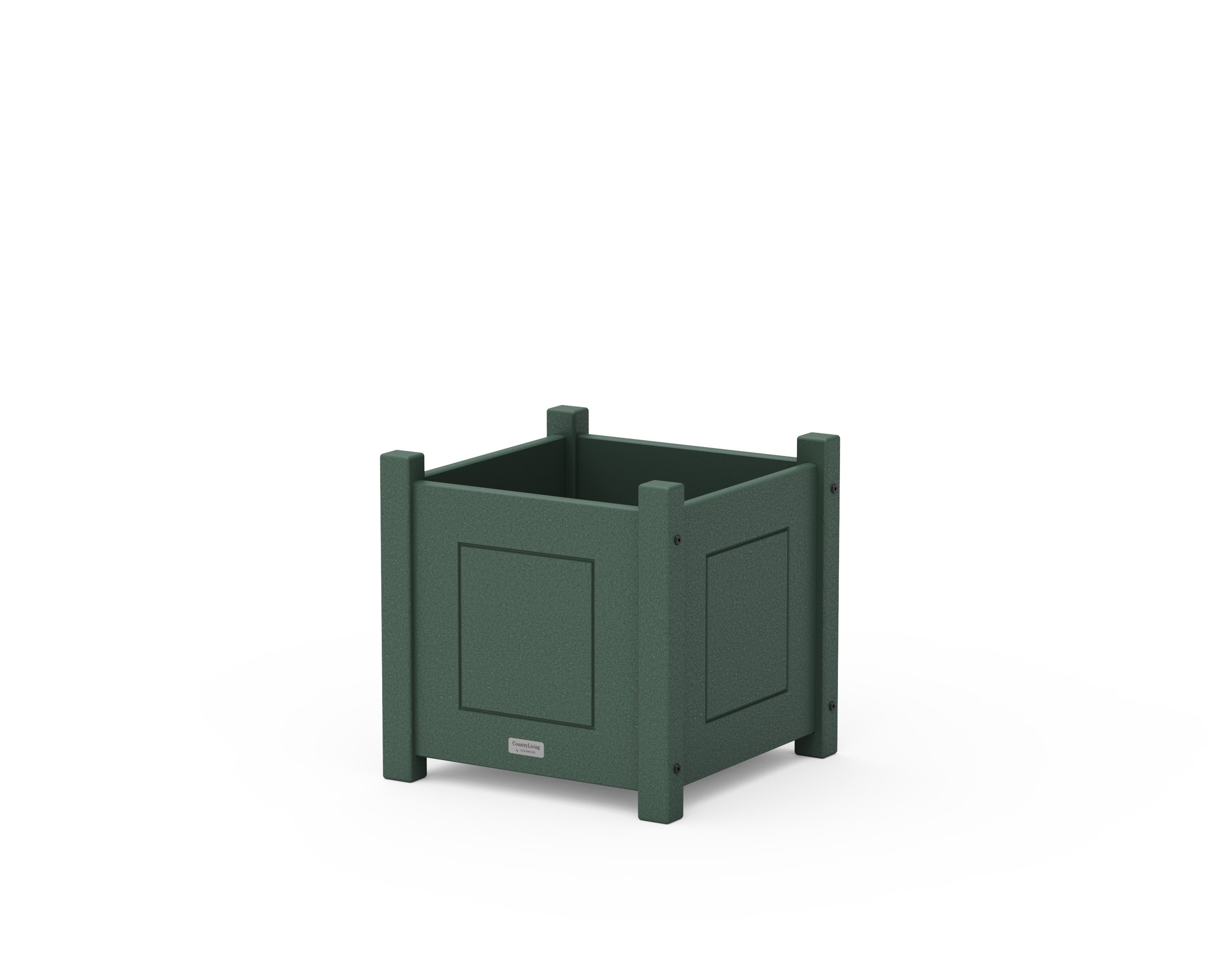 Country Living Square Planter Box in Green