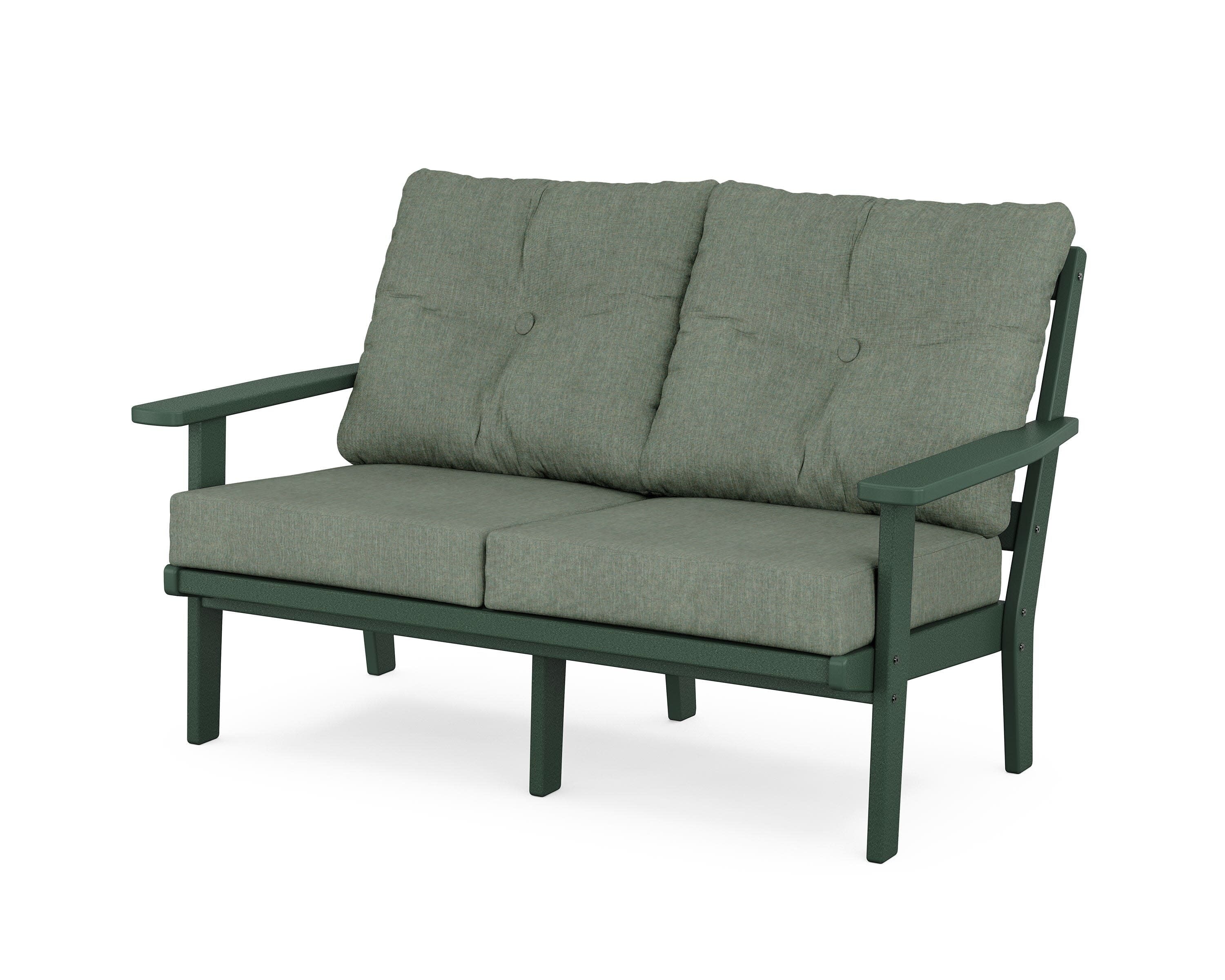 Prairie Deep SeatingLoveseat in Green / Cast Sage