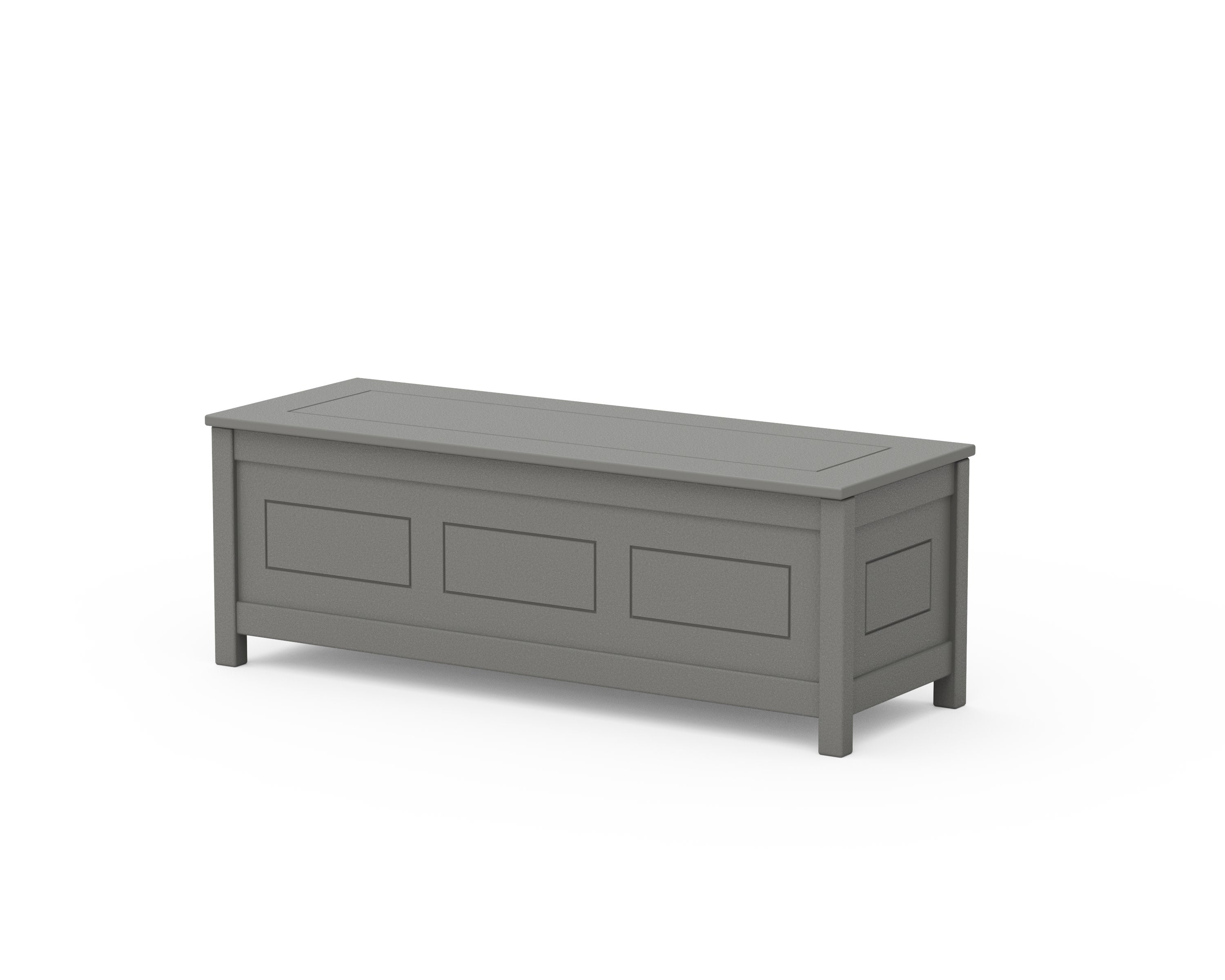 Country Living 48" Storage Bench in Slate Grey