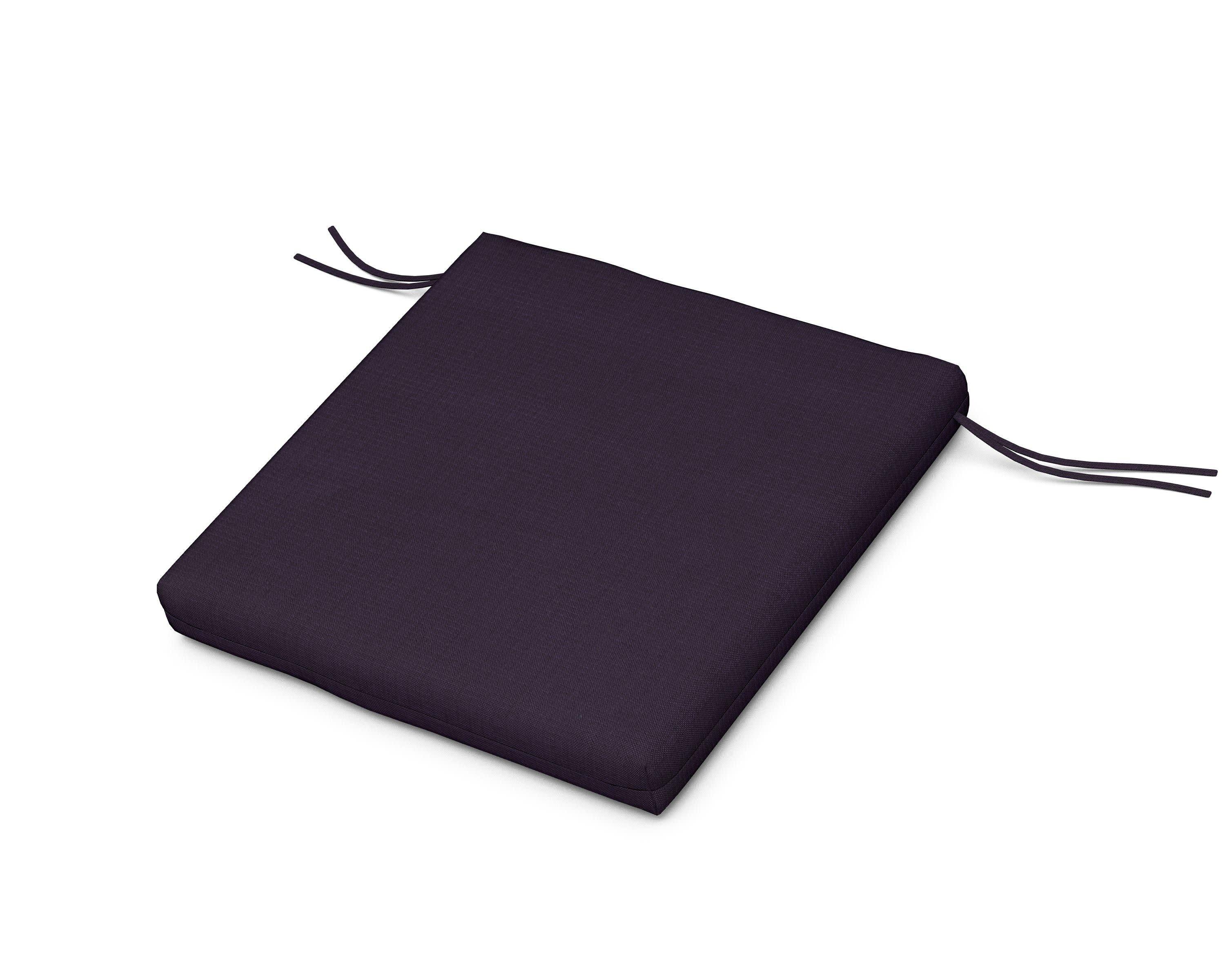 Seat Cushion - 20"D x 20"W x 2.5"H in Navy Linen