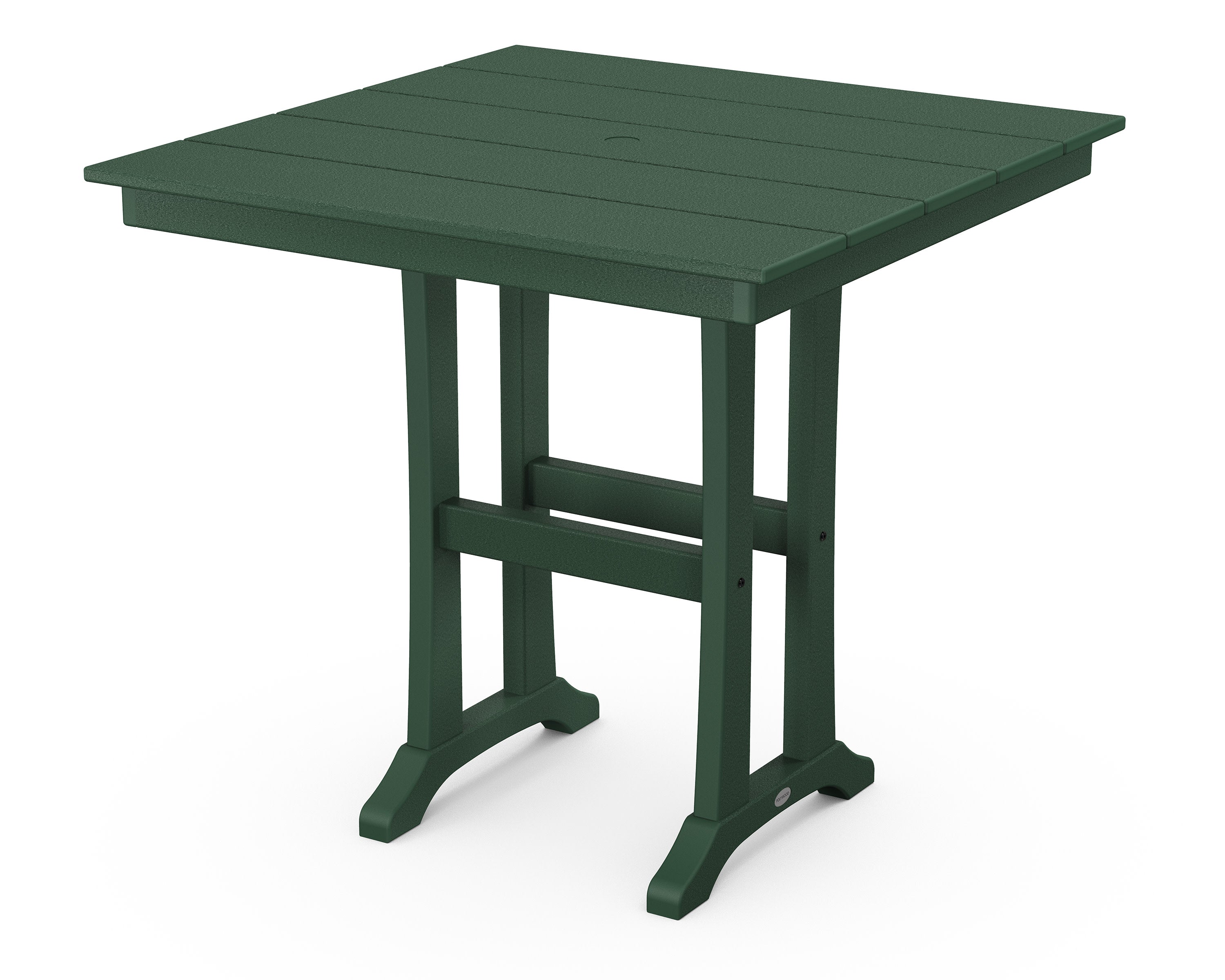 Farmhouse Trestle 37" Counter Table in Green