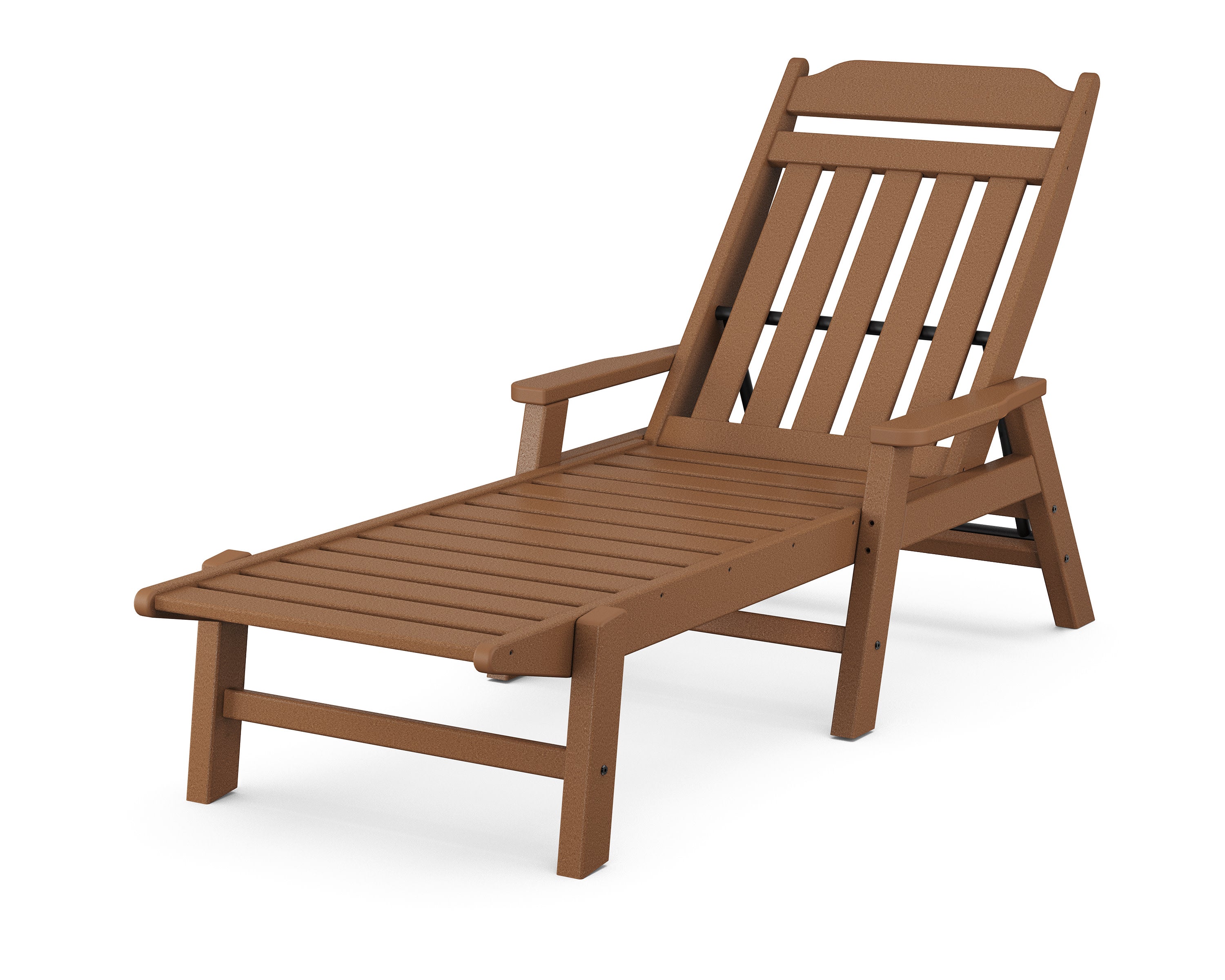 Cottage Chaise with Arms in Teak