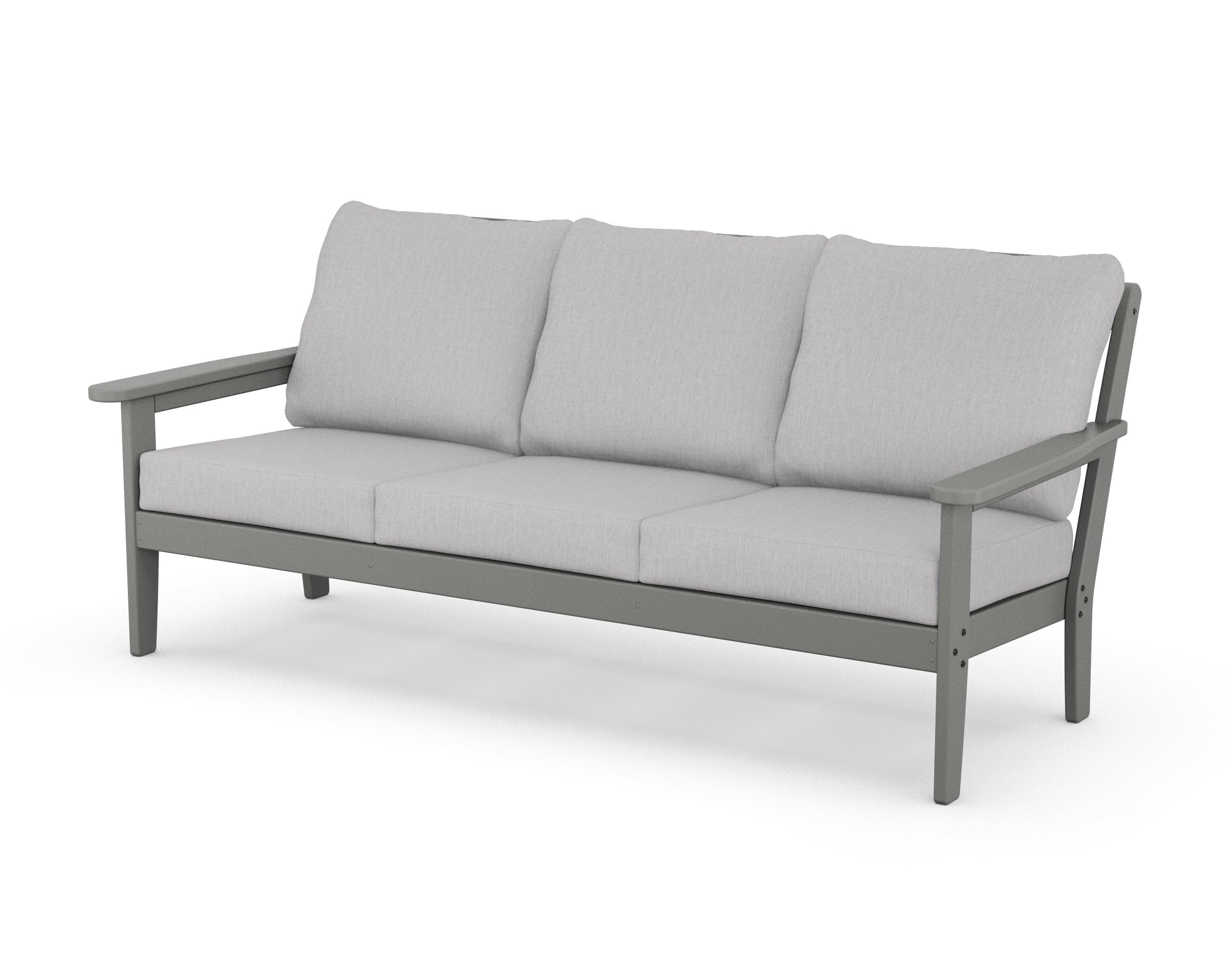 Cottage Deep Seating Sofa in Slate Grey / Granite