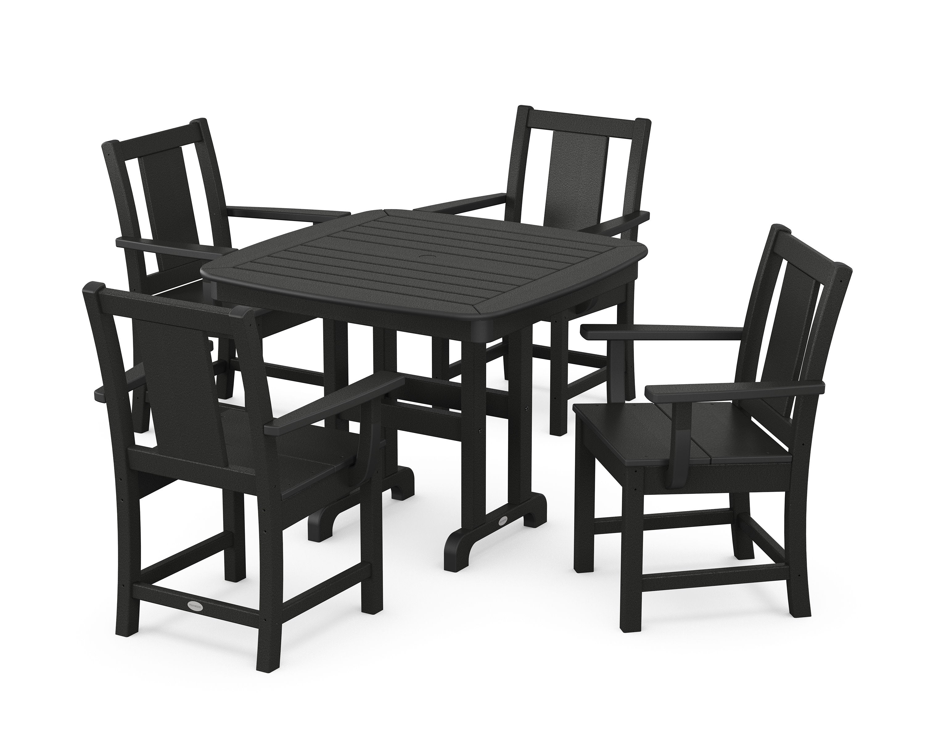 Prairie 5-Piece Dining Set in Black