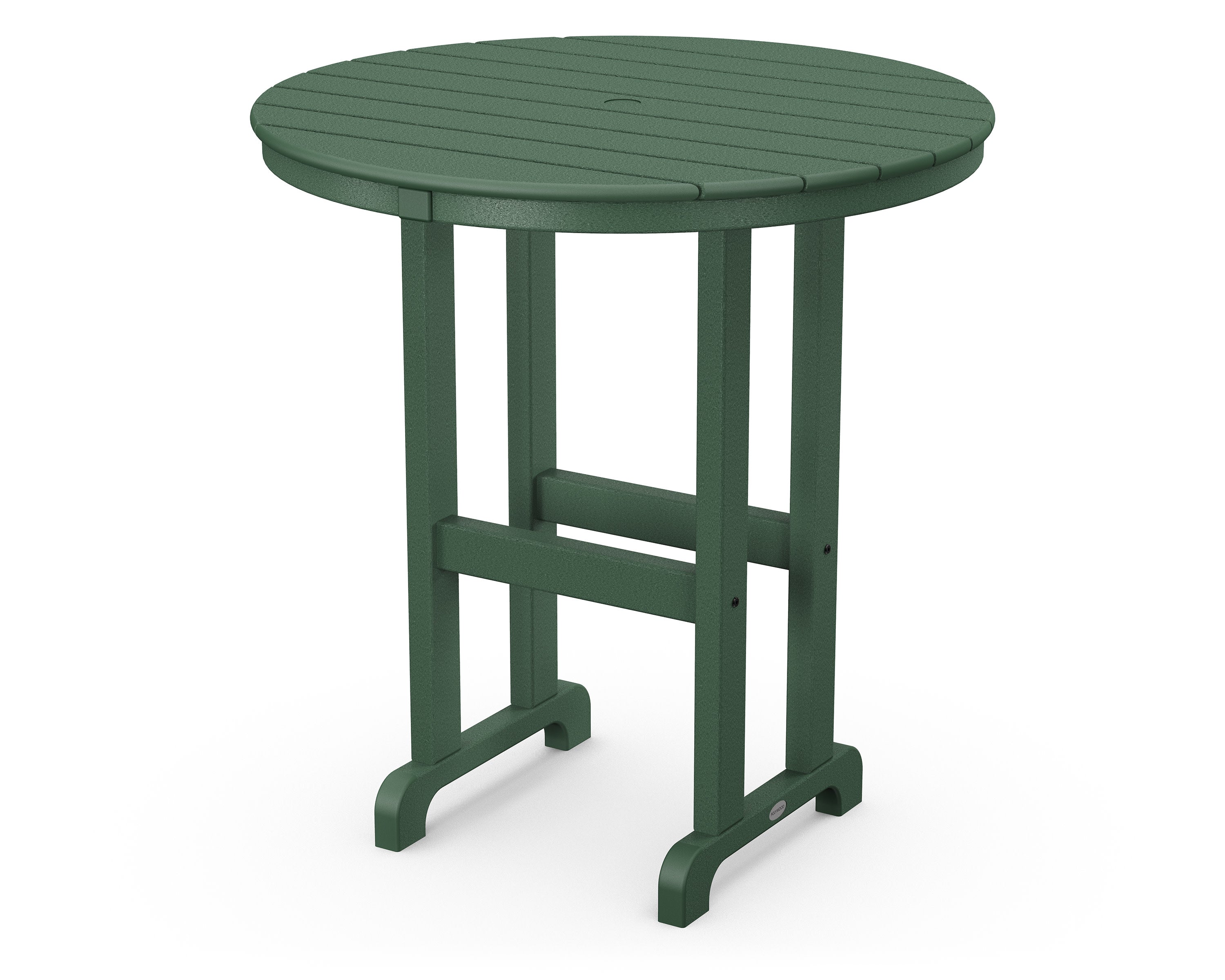 36" Round Farmhouse Counter Table in Green