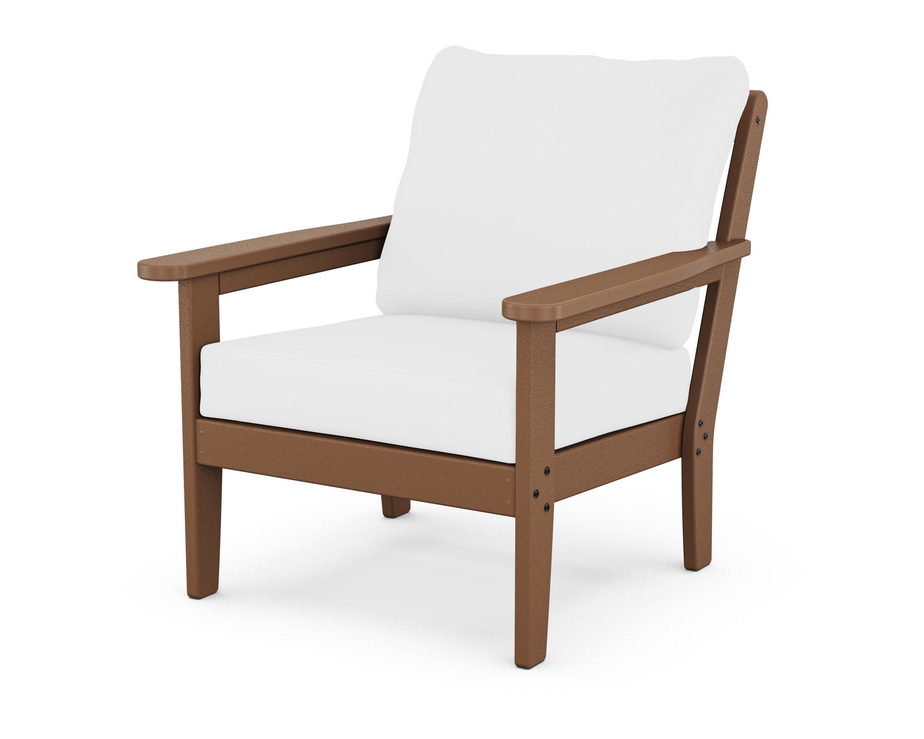 Cottage Deep Seating Chair in Teak / Natural