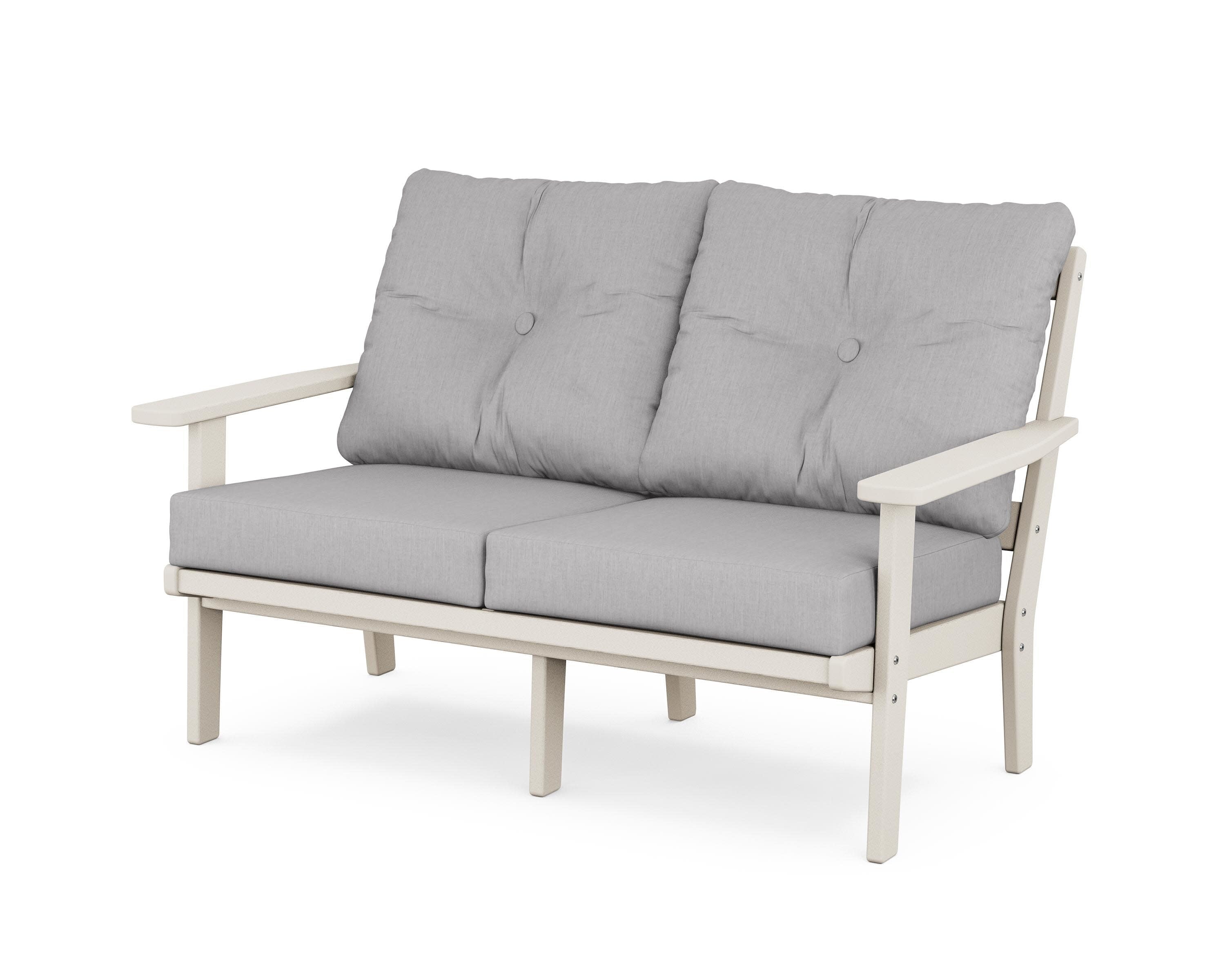 Prairie Deep SeatingLoveseat in Sand / Granite