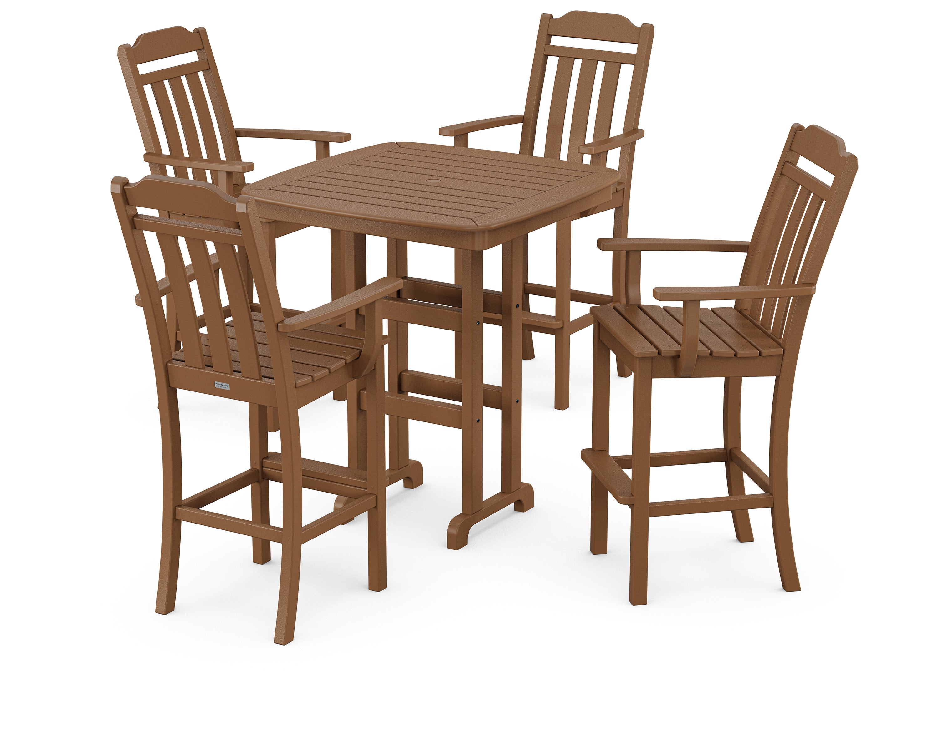 Cottage 5-Piece Bar Set in Teak