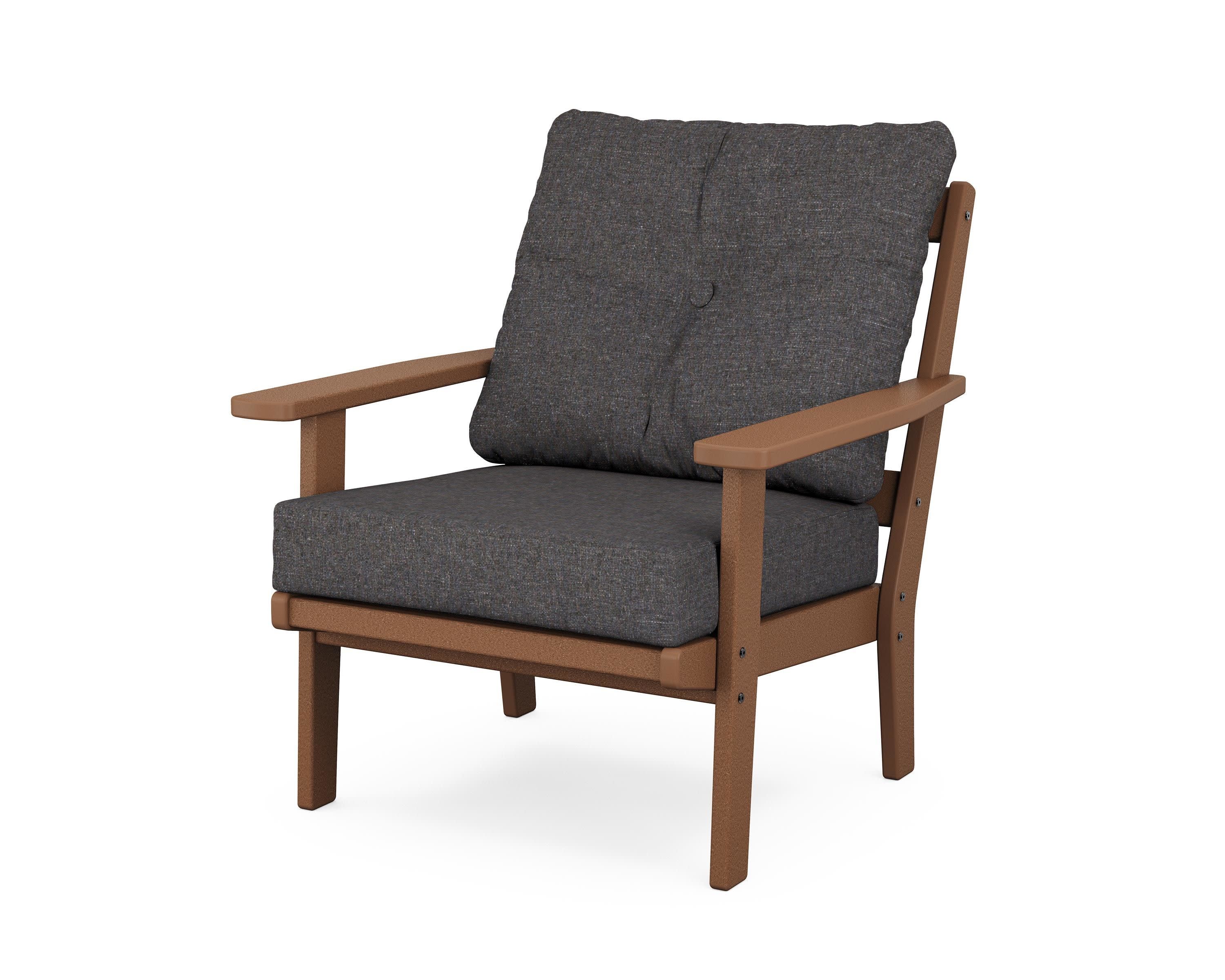Prairie Deep Seating Chair in Teak / Ash Charcoal