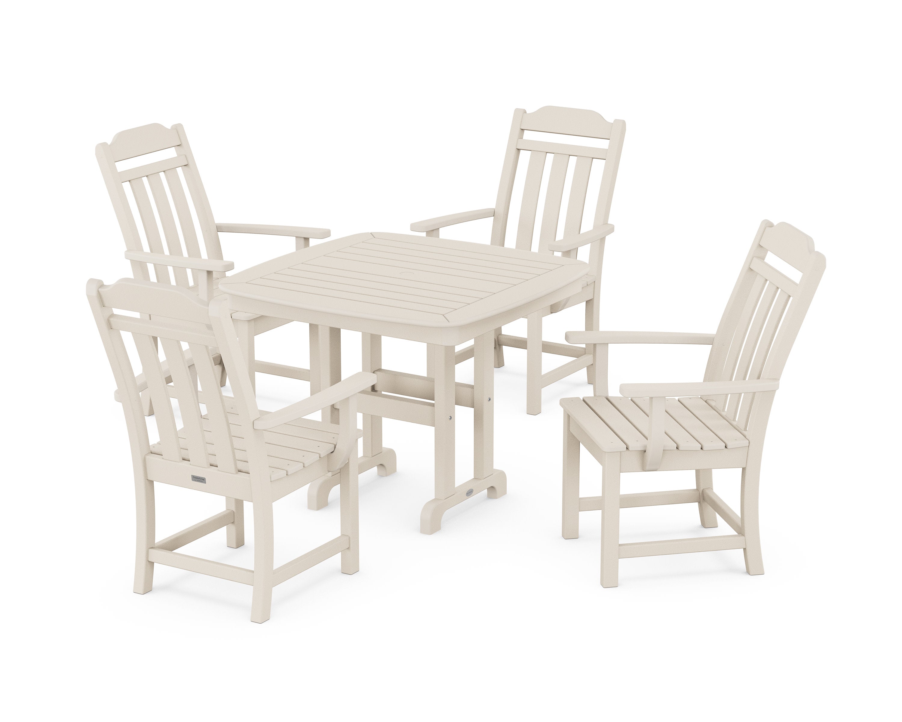 Cottage 5-Piece Dining Set in Sand