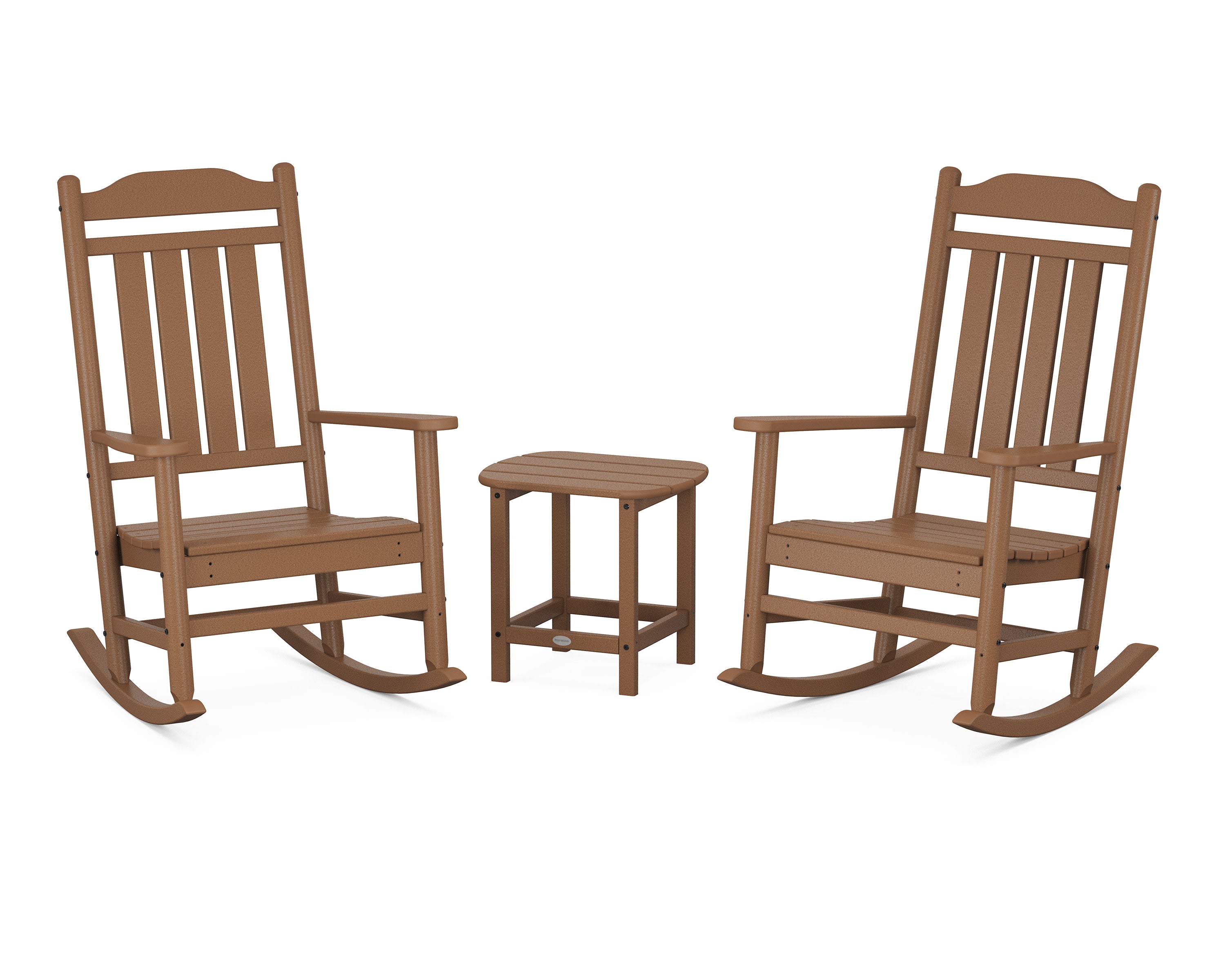 Cottage Legacy Rocking Chair 3-Piece Set in Teak