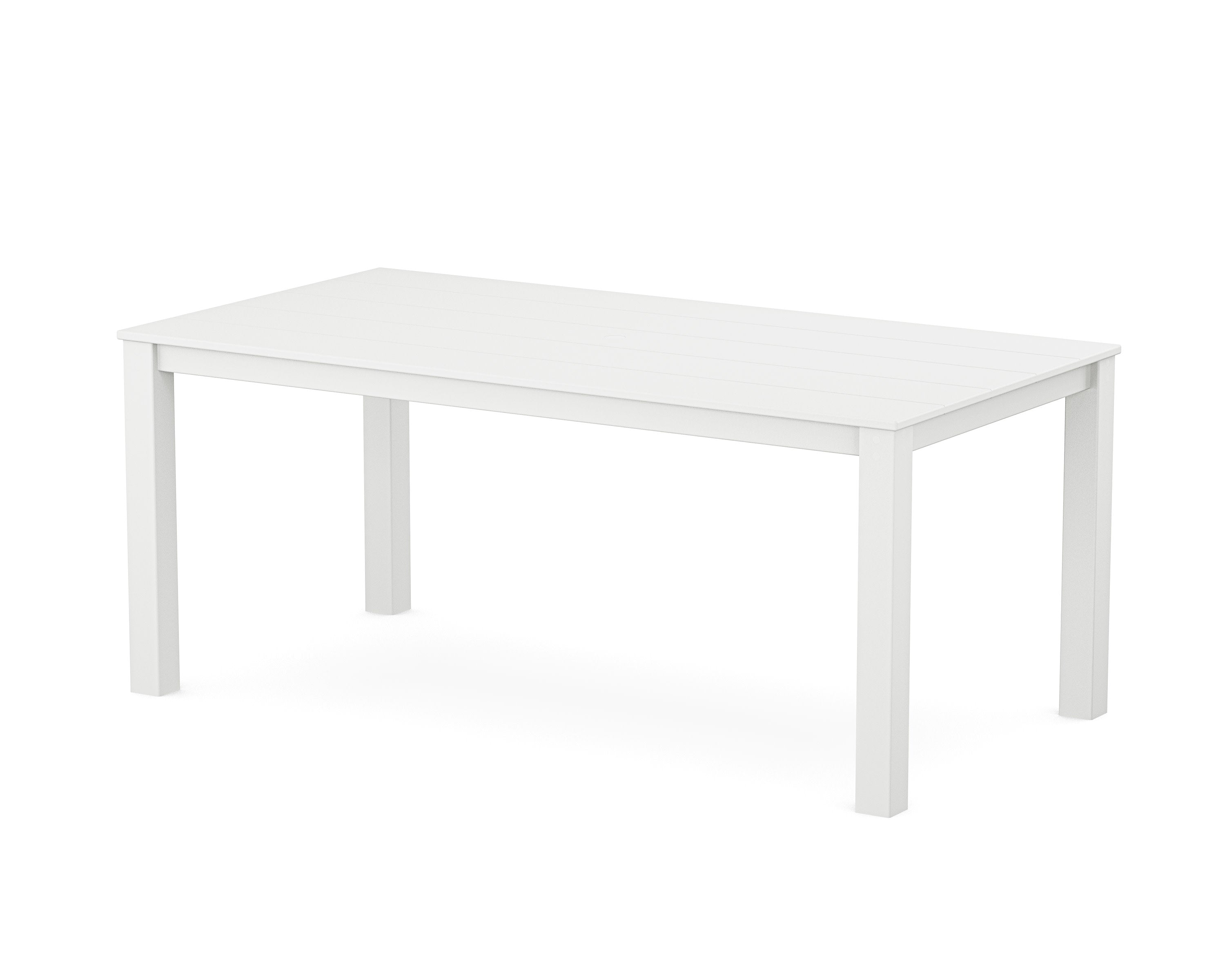 Parsons 38" X 72" Dining Table in White