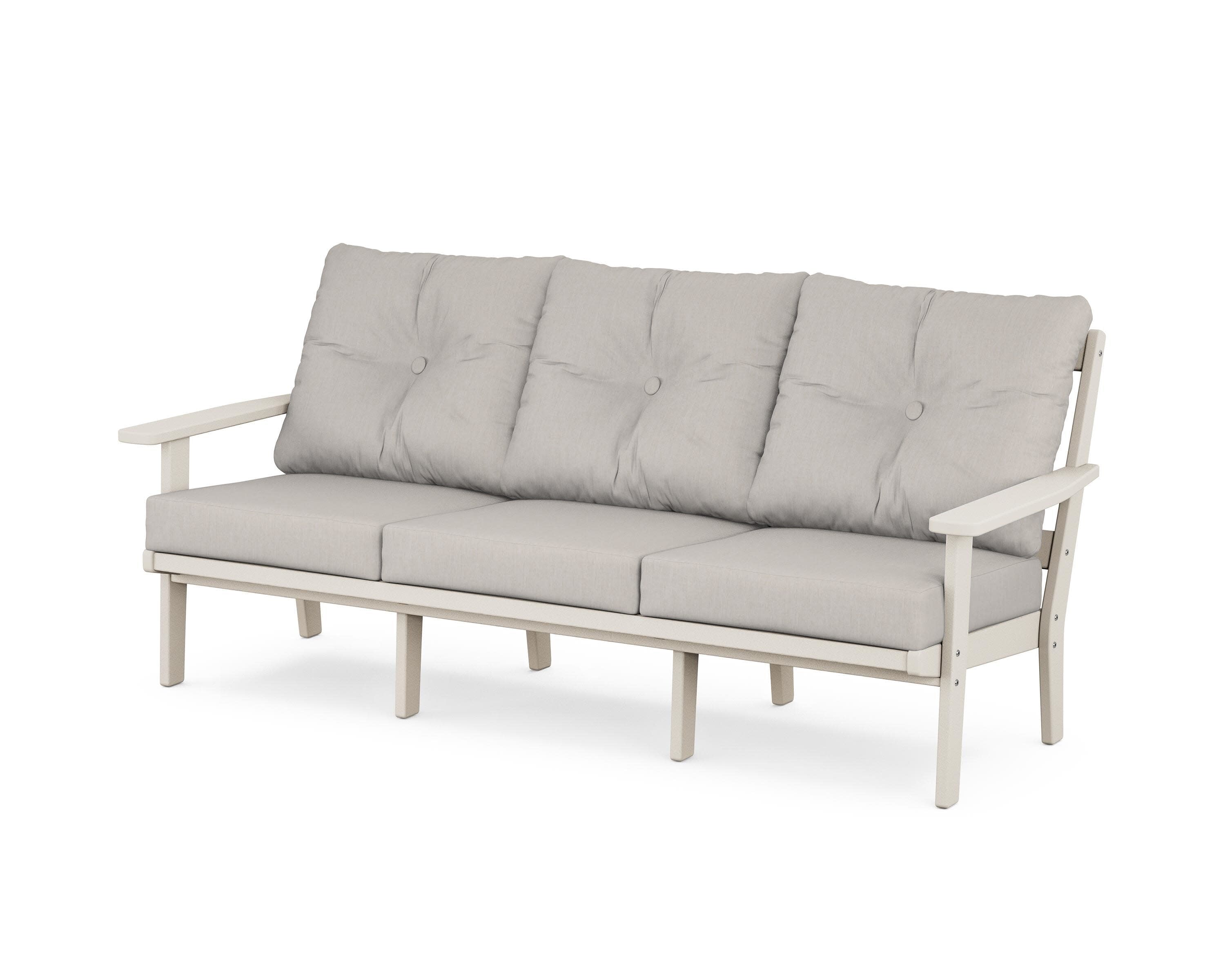 PrairieDeep Seating Sofa in Sand / Cast Ash