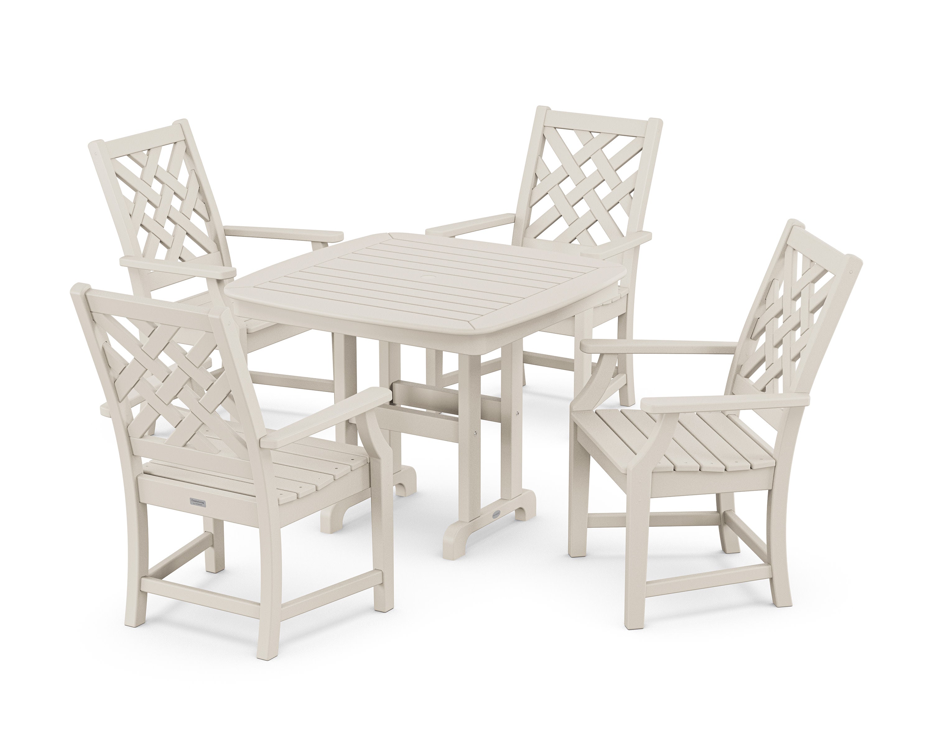 Wovendale 5-Piece Dining Set in Sand