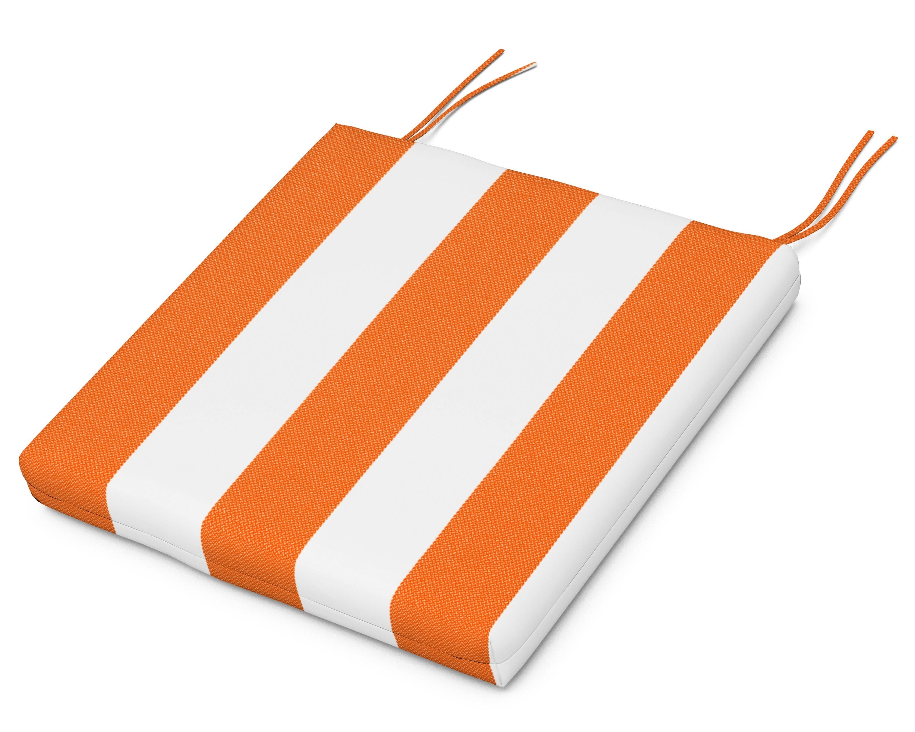 Seat Cushion - 18.5"D x 21"W x 2.5"H in Montdor Mango