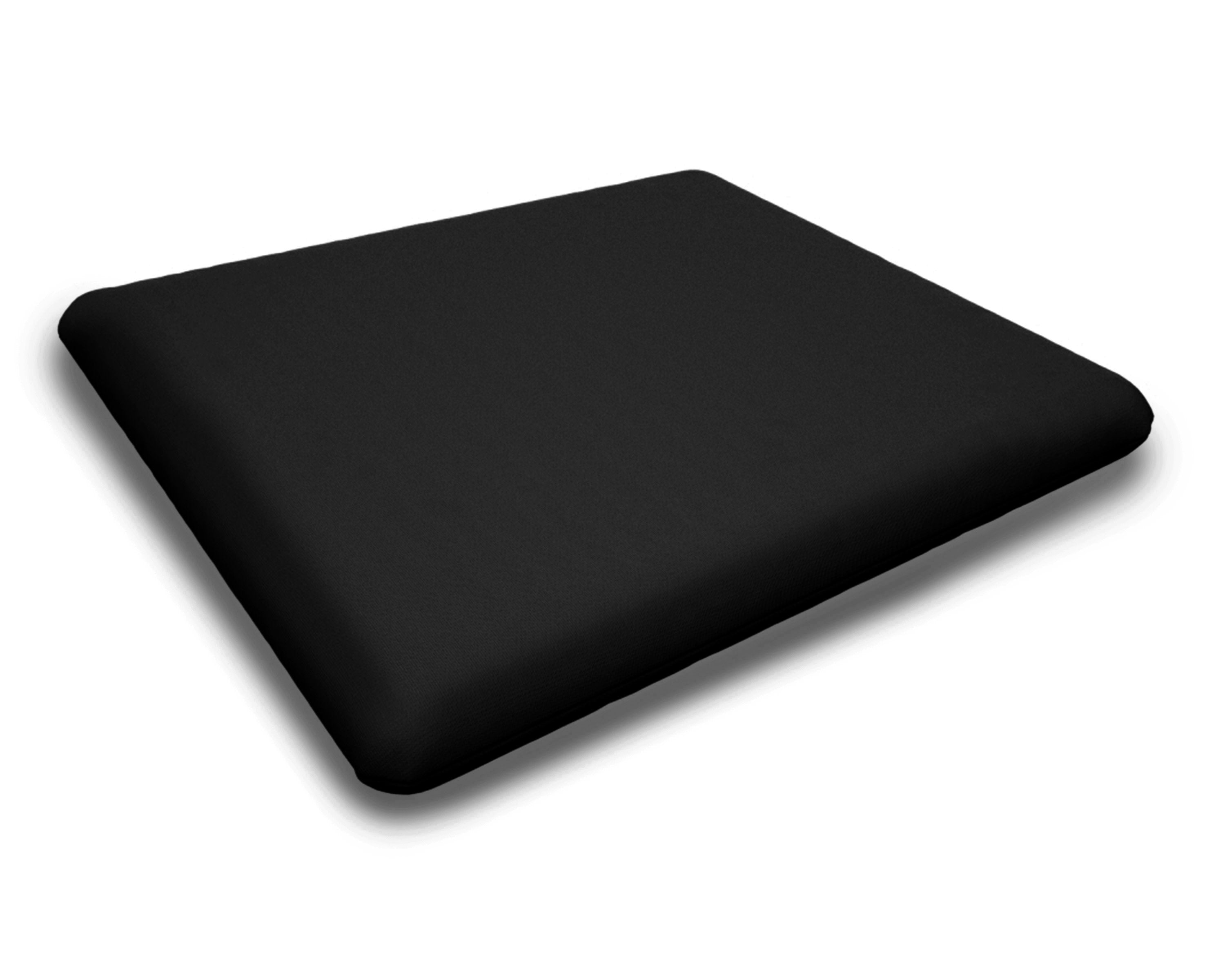 Seat Cushion - 20"D x 20"W x 2.5"H in Canvas Black