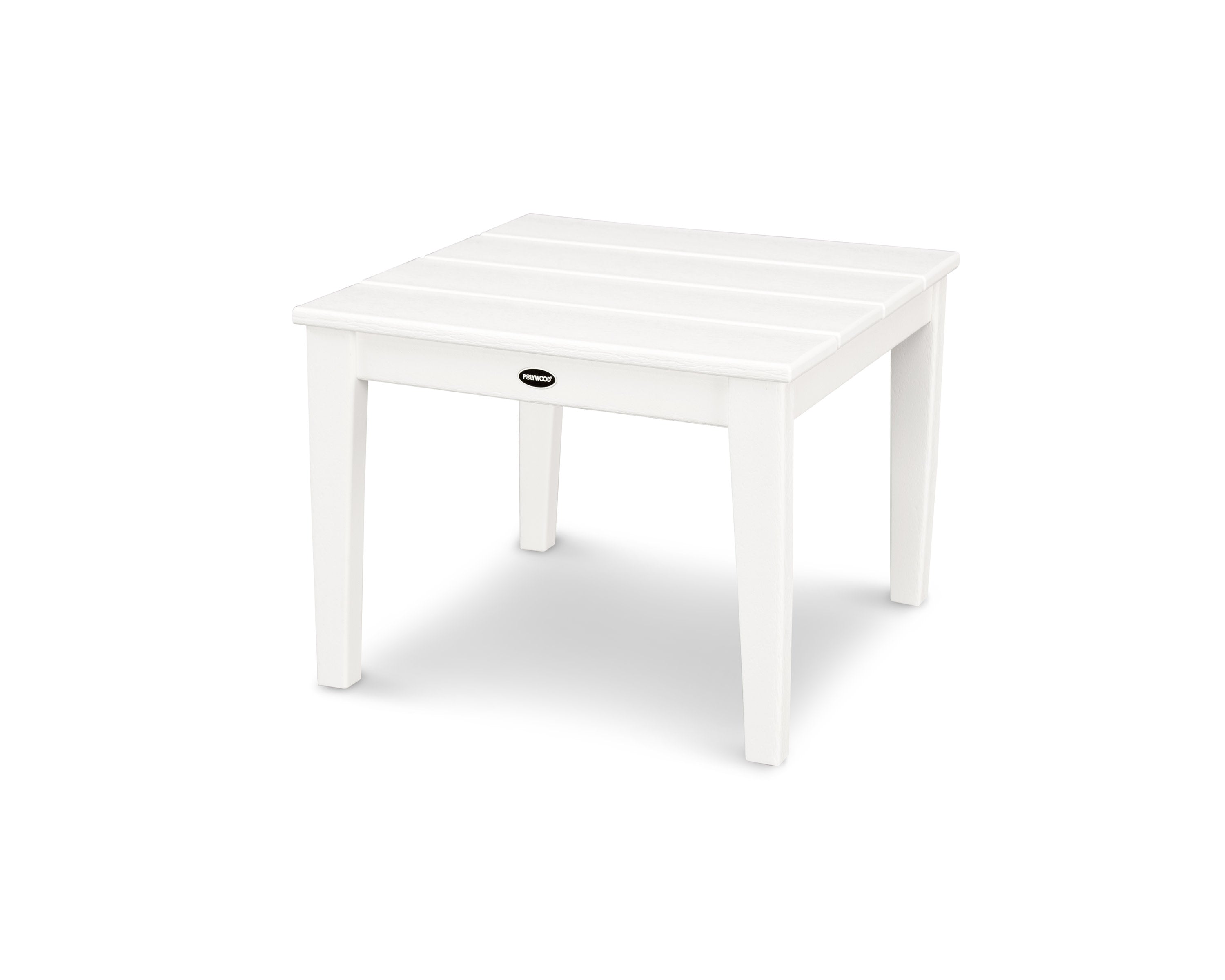 Newport 22" End Table in White