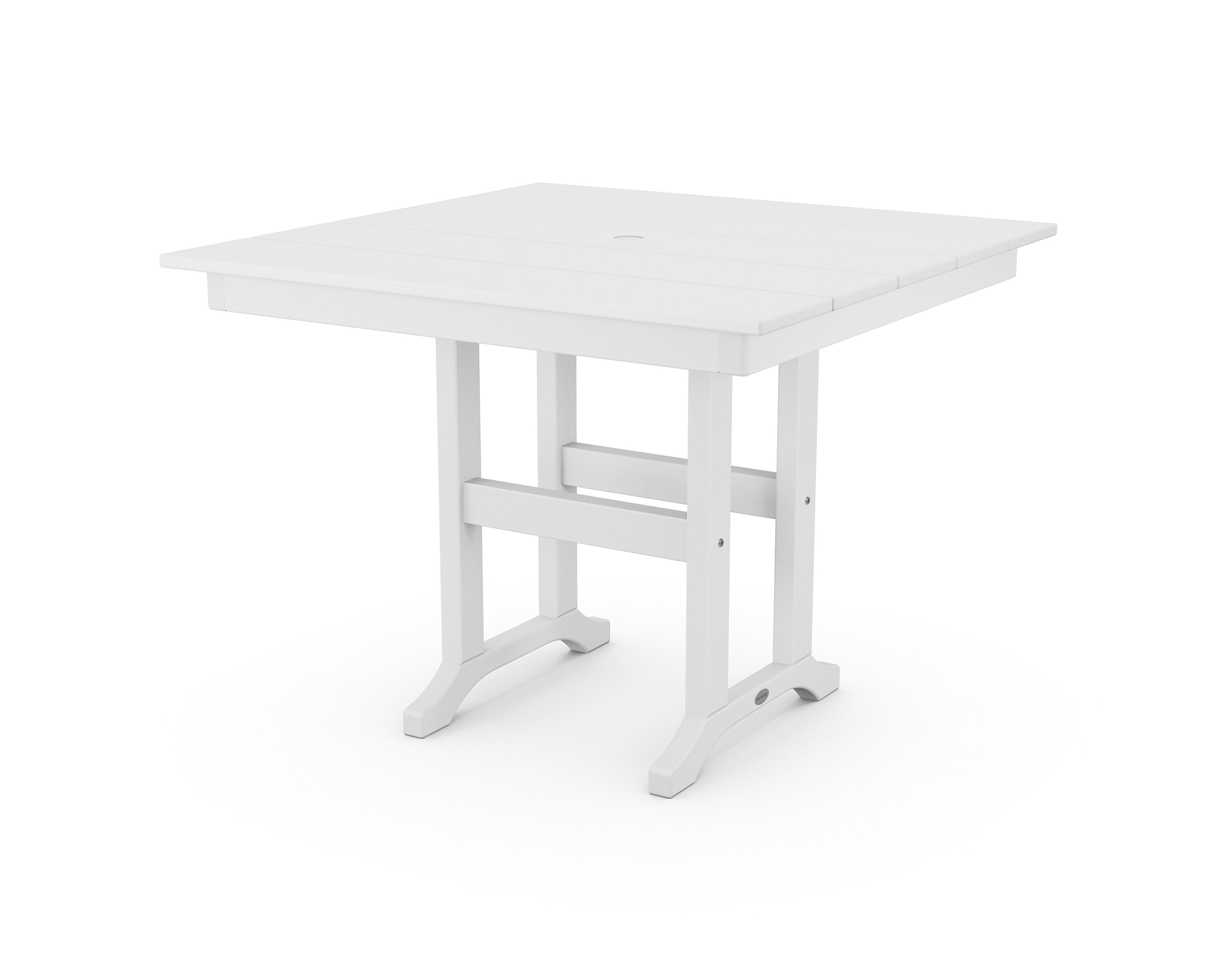 Farmhouse 37" Dining Table in White